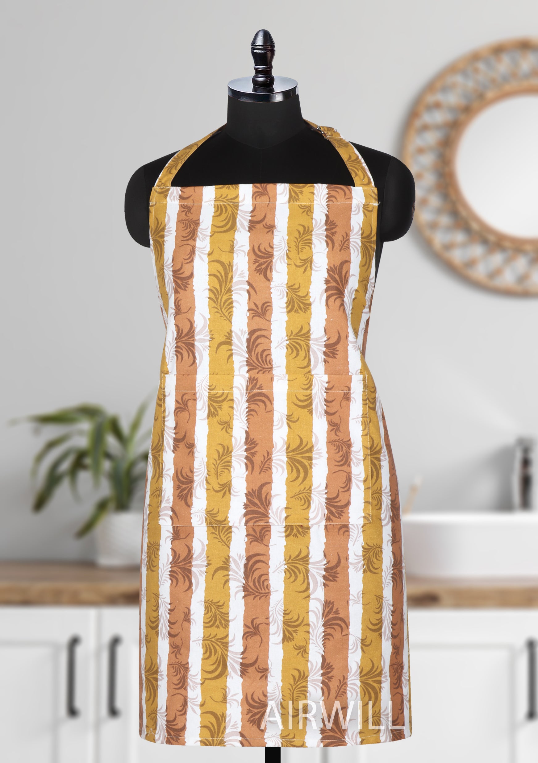 Cotton Printed Pattern Free Size Apron