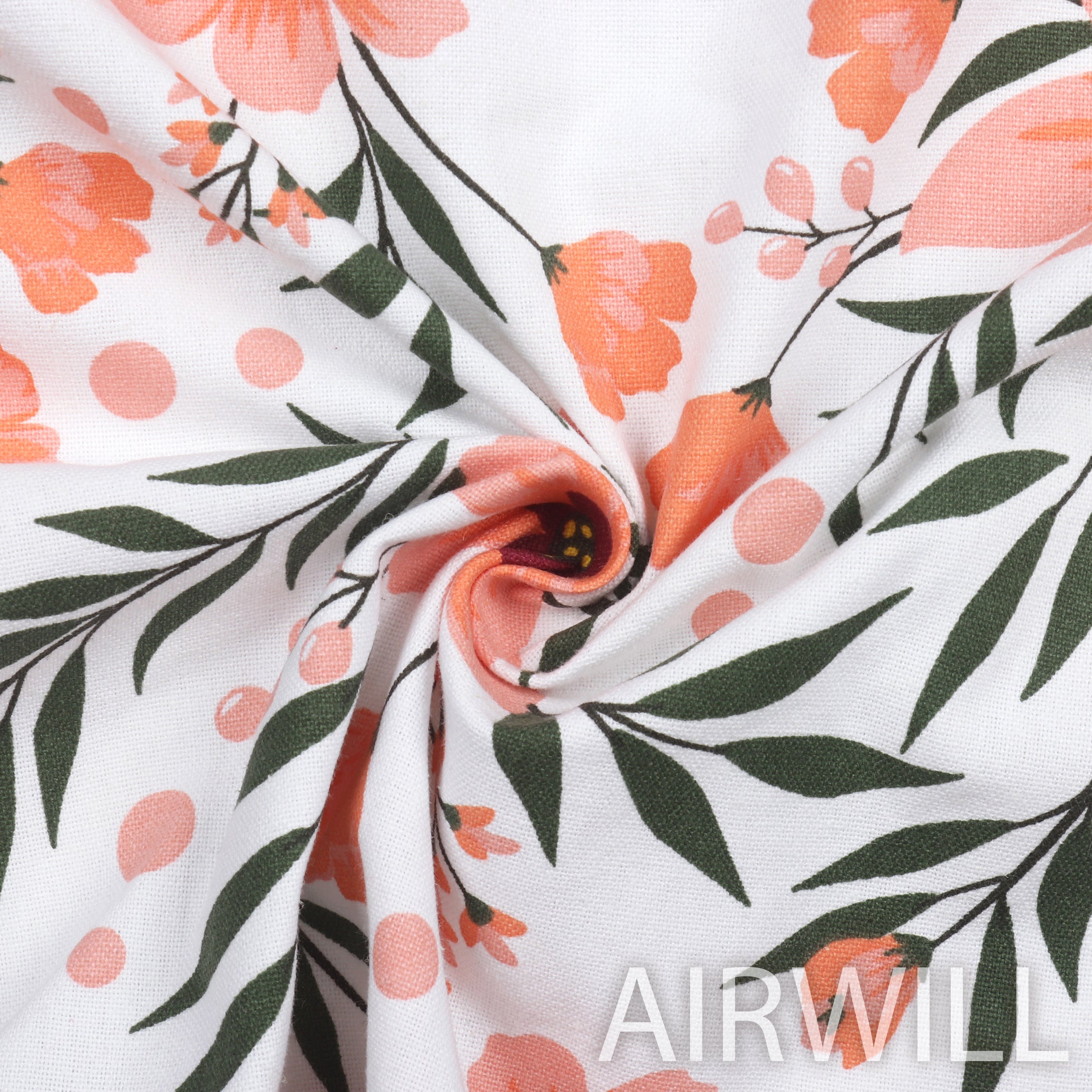 Cotton Floral Printed Pattern Free Size Apron