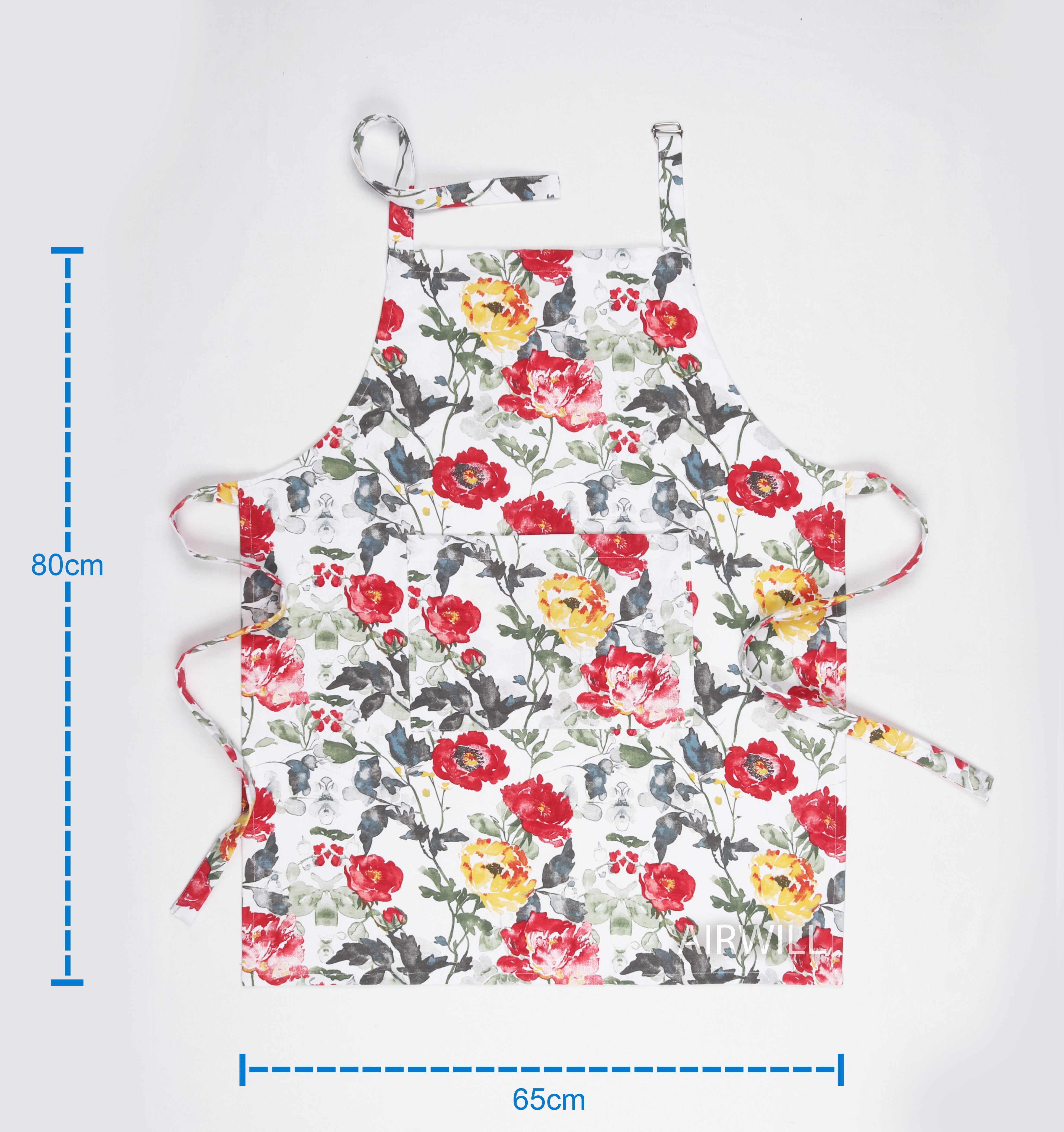Cotton Floral Printed Pattern Free Size Apron