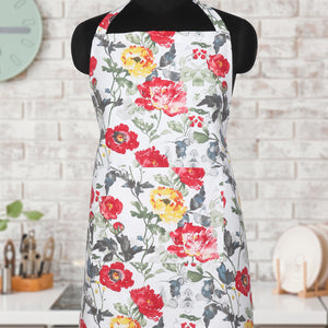 Cotton Floral Printed Pattern Free Size Apron