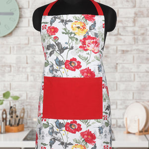 Cotton Floral Printed Pattern Free Size Apron