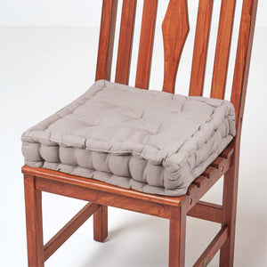Cotton Beige Box Cushions / Chair Pad / Seat Cushions