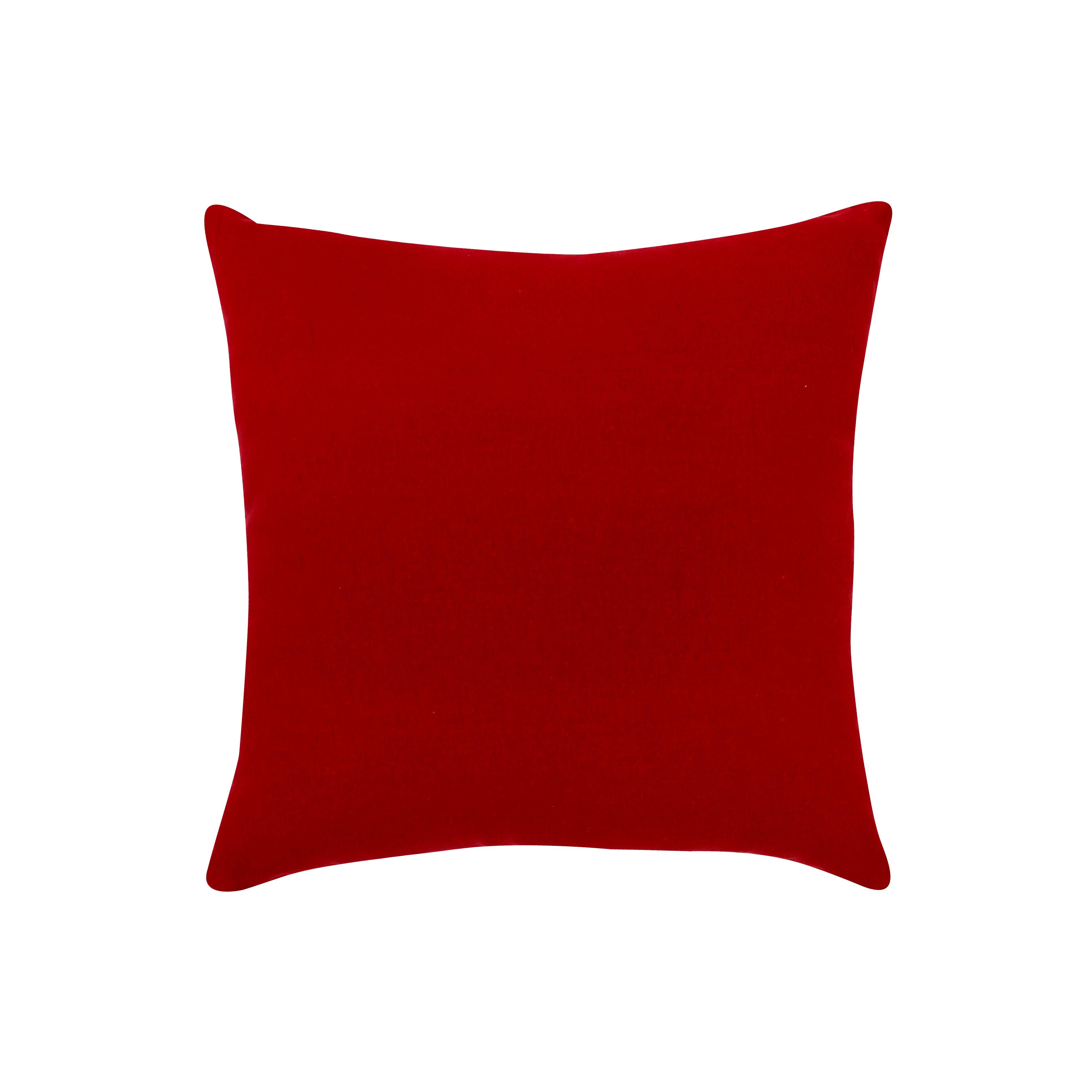 Cotton Dobby Red Cushion Covers