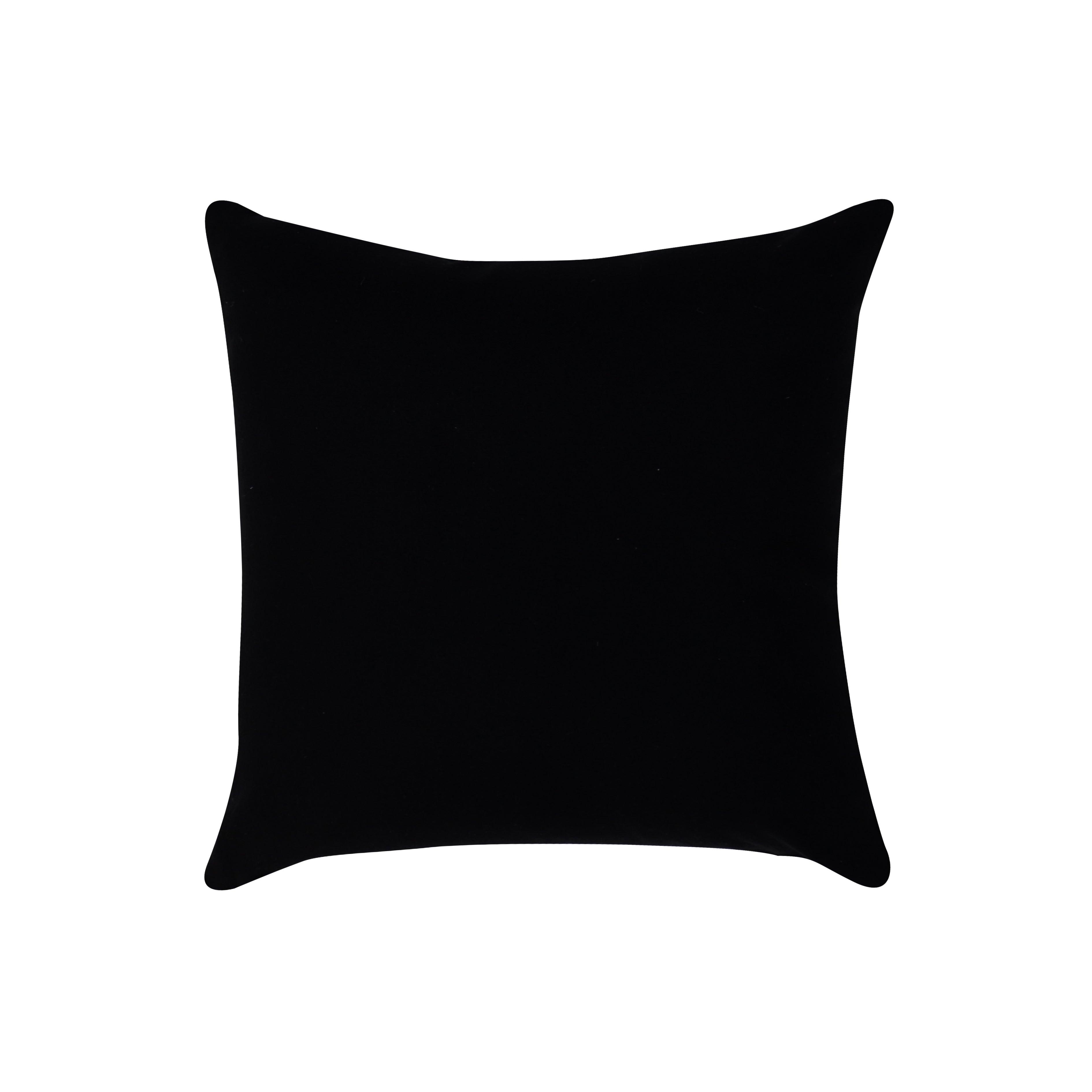 Cotton Dobby Black Cushion Covers