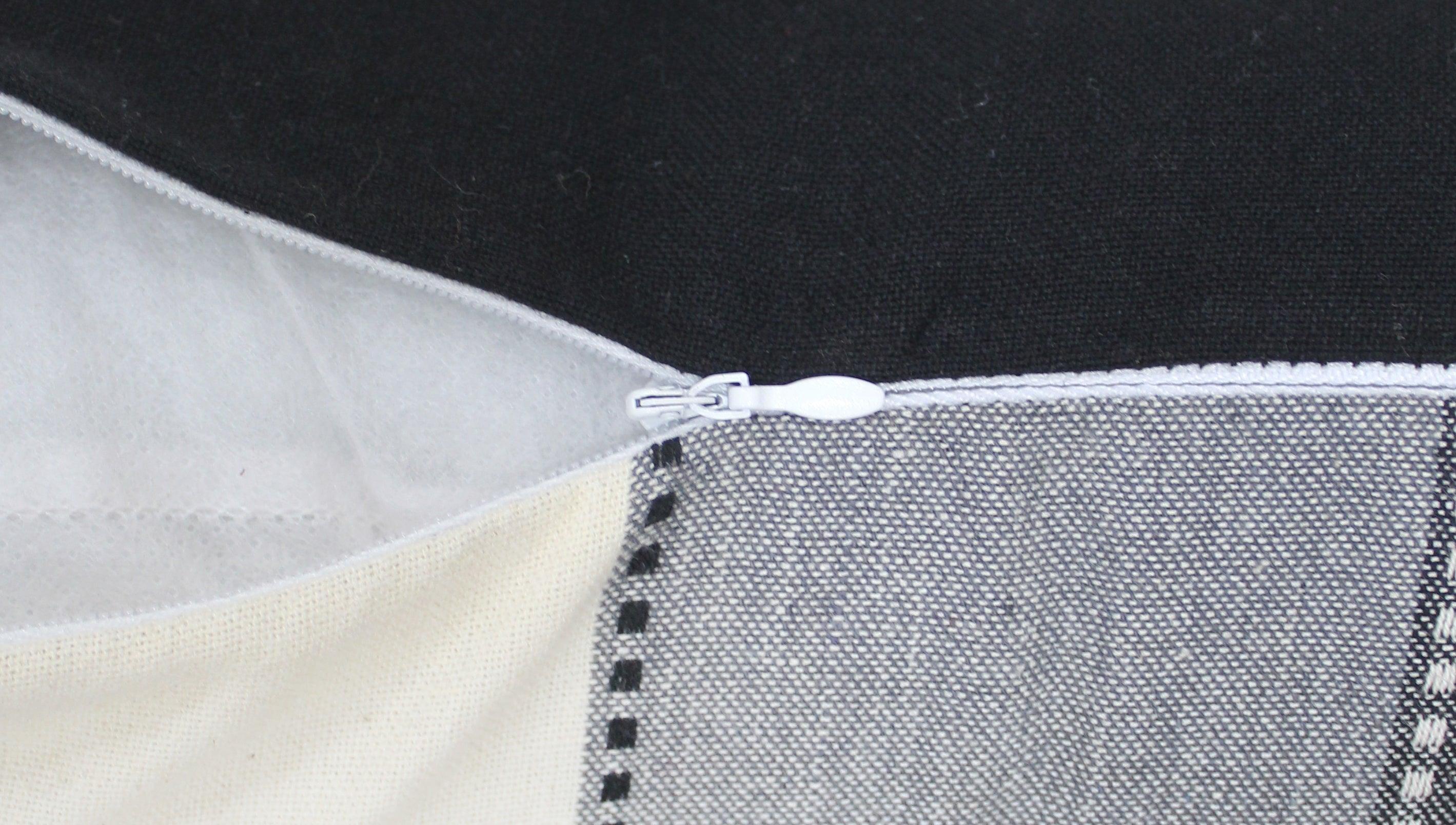 Cotton Dobby Black Cushion Covers