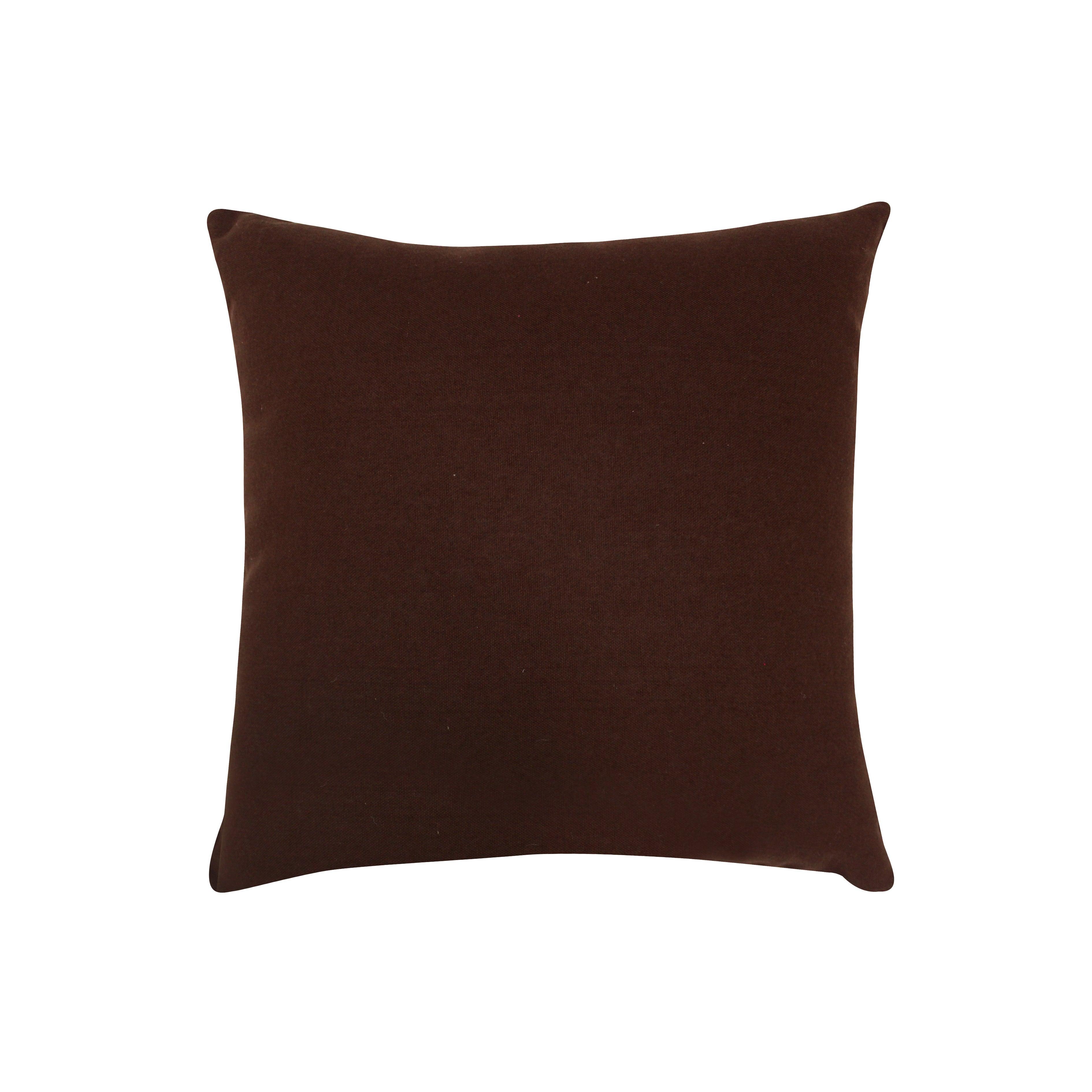 Cotton Gingham Check Brown Cushion Covers