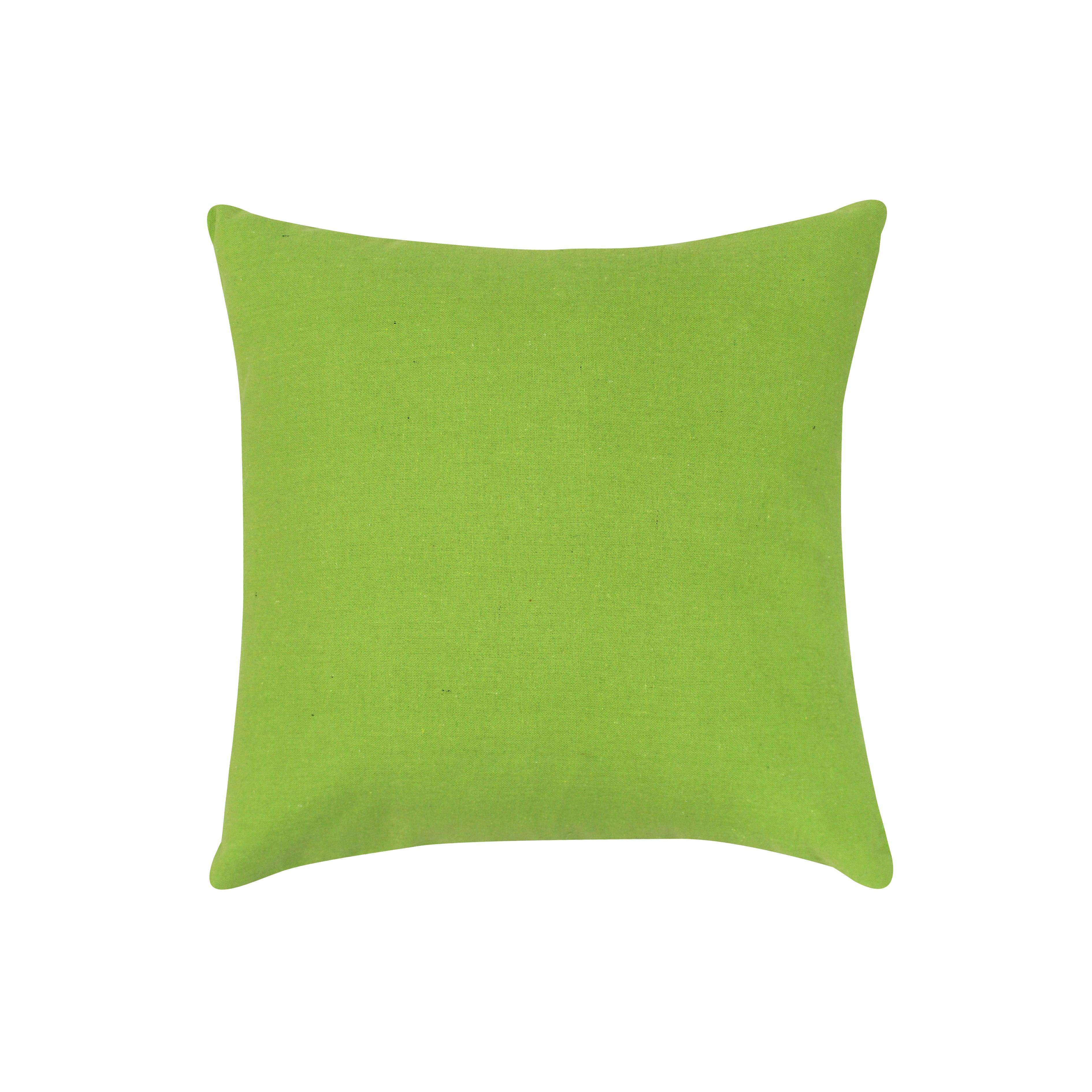 Cotton Gingham Check Green Cushion Covers
