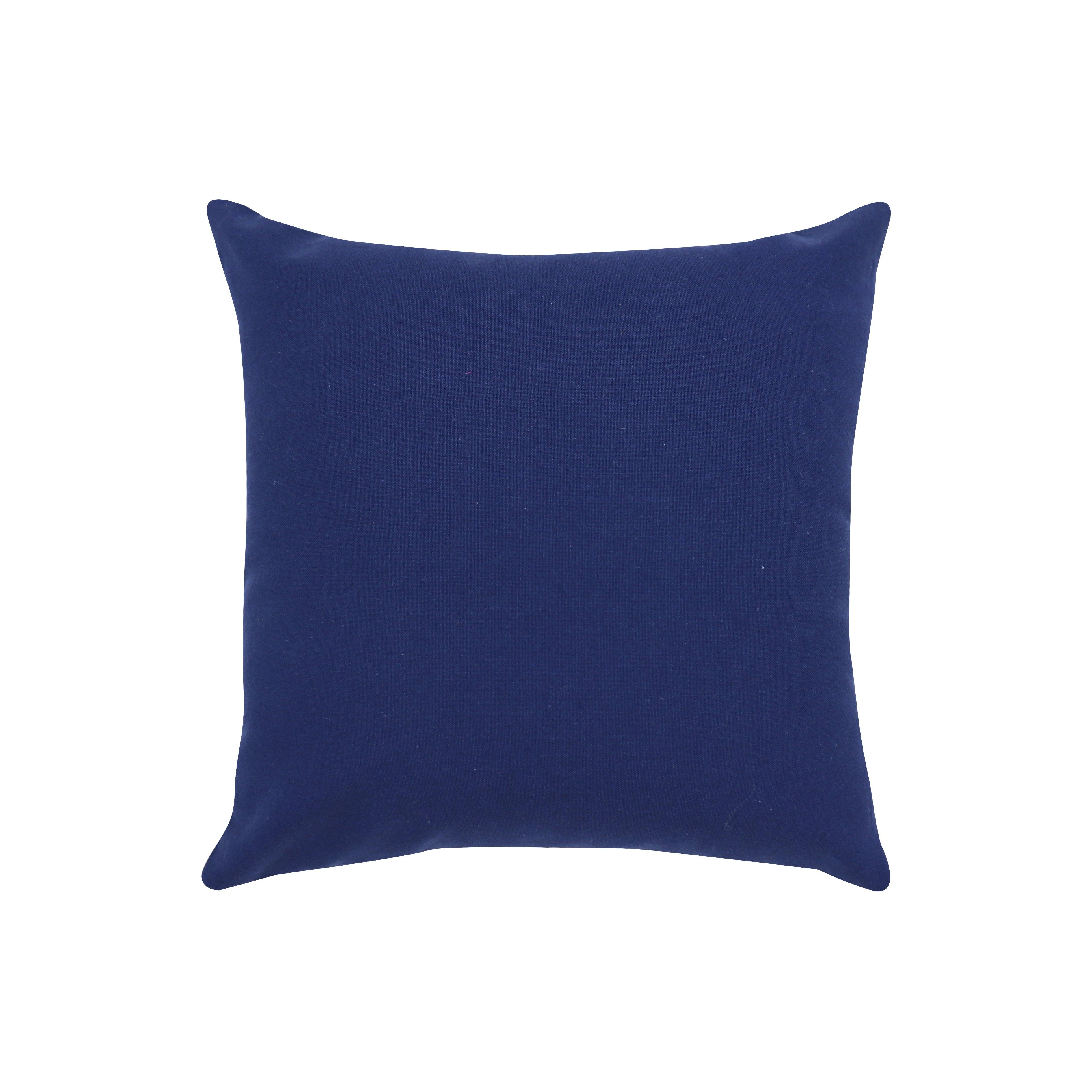 Cotton Classic Diamond Blue Cushion Covers