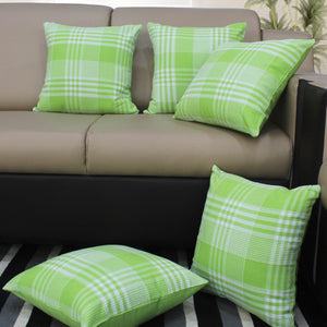 Cotton Track Dobby Green Cushion Covers Pack Of 5 freeshipping - Airwill