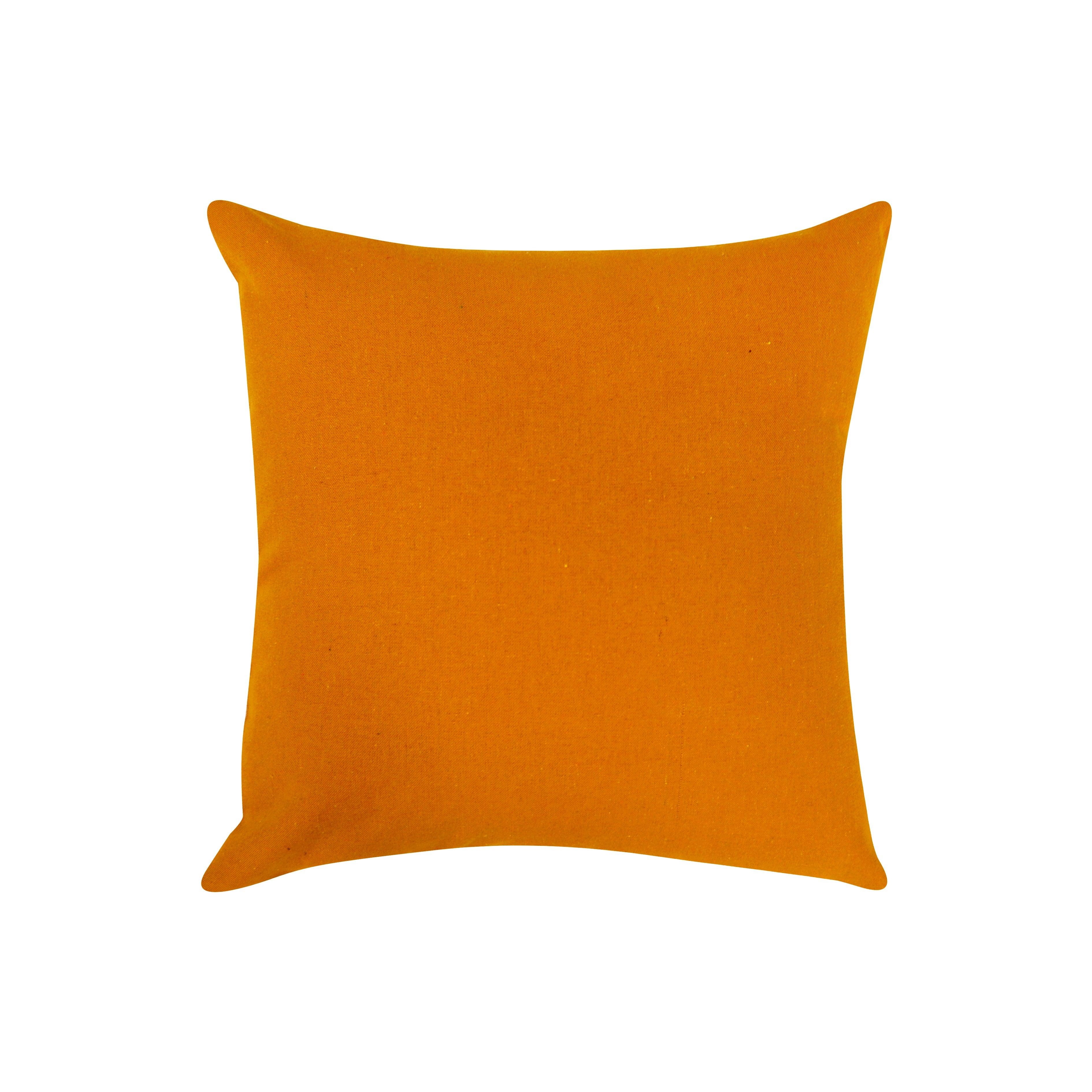 Cotton Track Dobby Yellow Cushion Covers