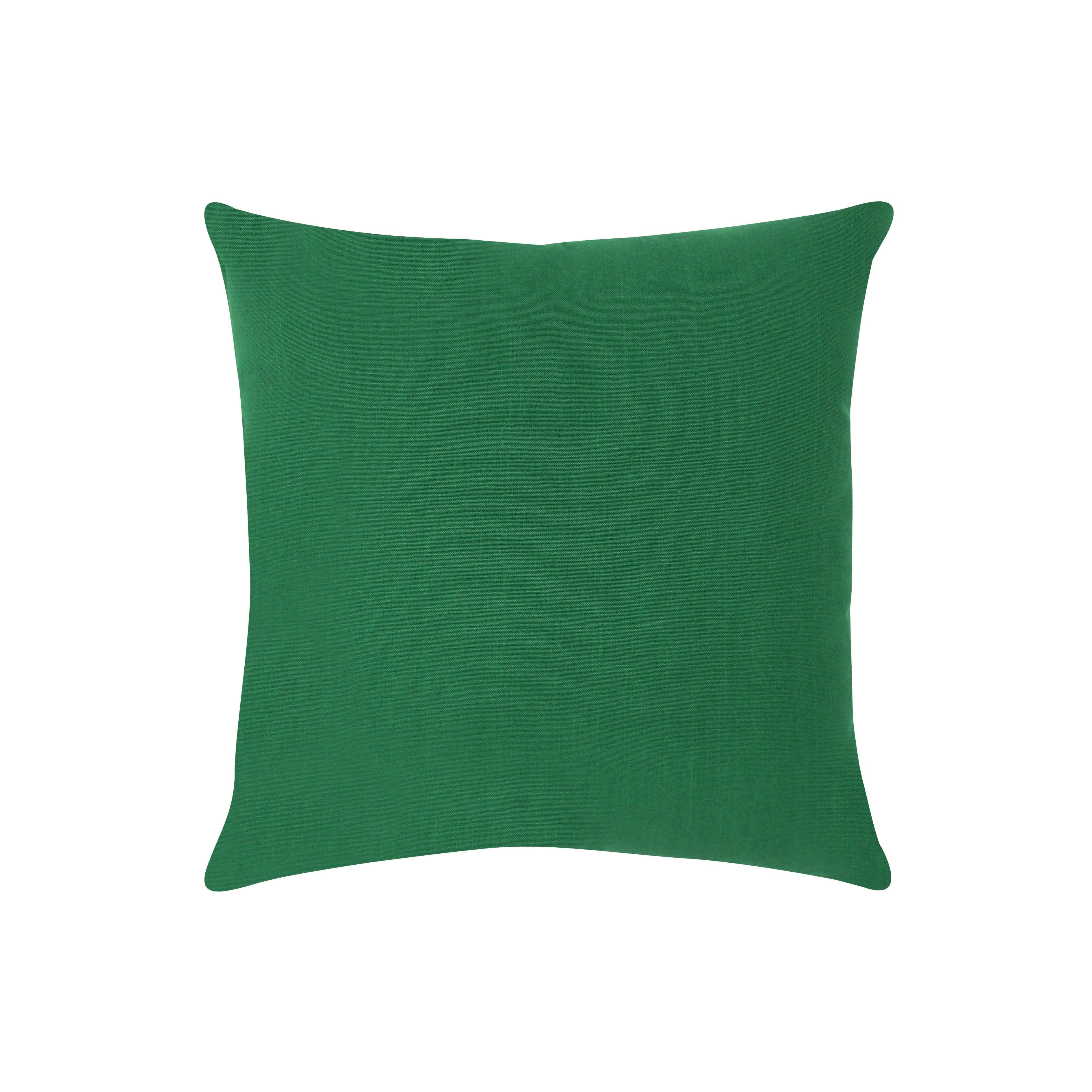 Cotton 4 Way Dobby Green Cushion Covers