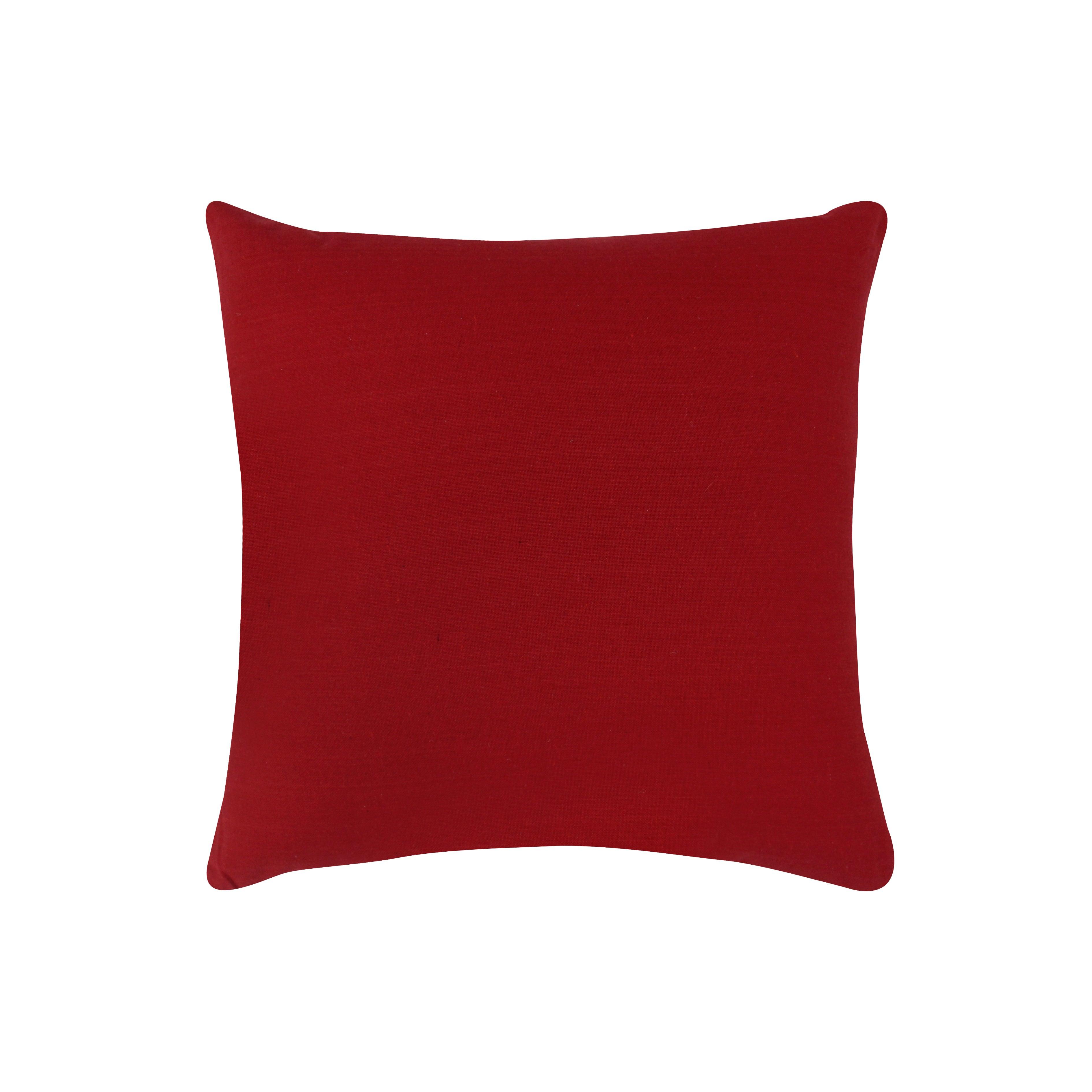 Cotton Maroon Floral Cushion Covers