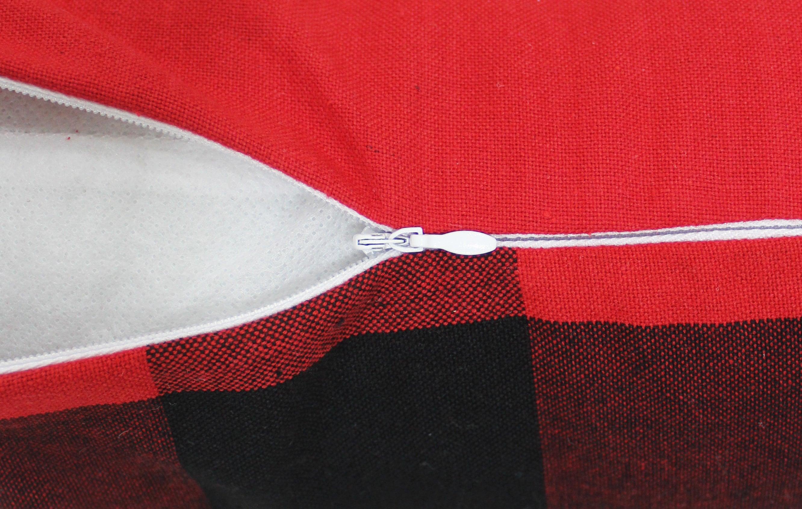 Cotton Big Check Cushion Covers