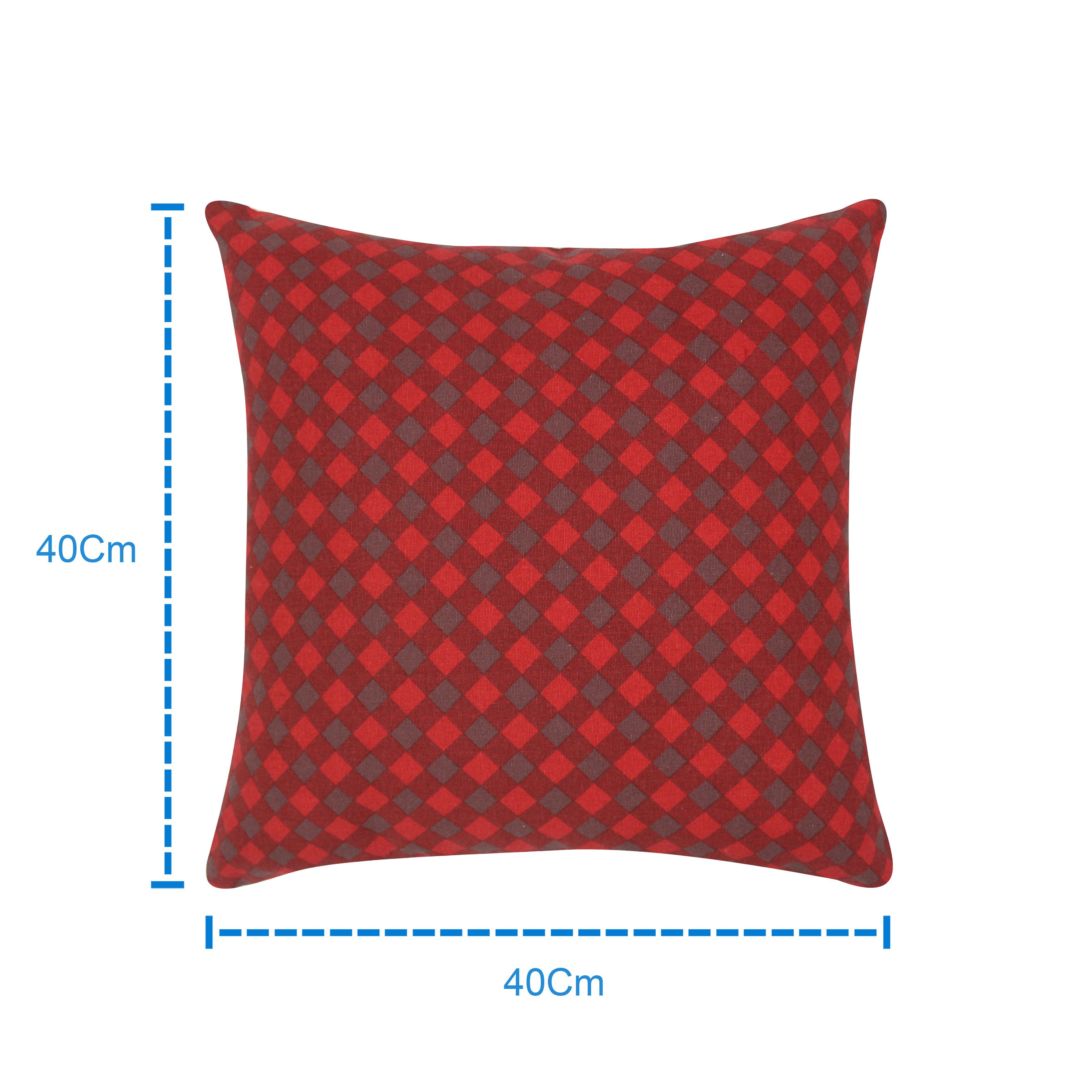 Cotton Buffalo Cross Cushion Covers