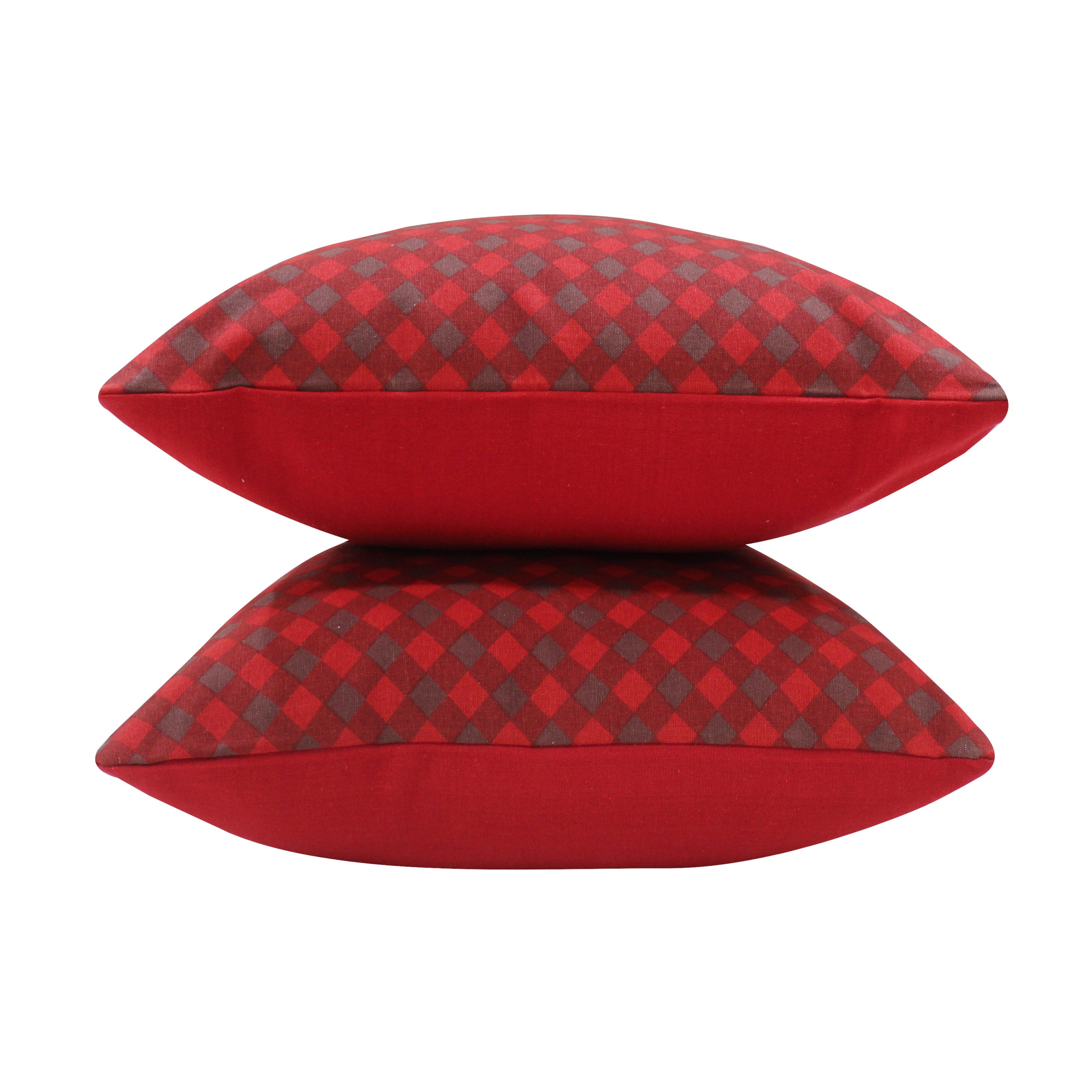 Cotton Buffalo Cross Cushion Covers