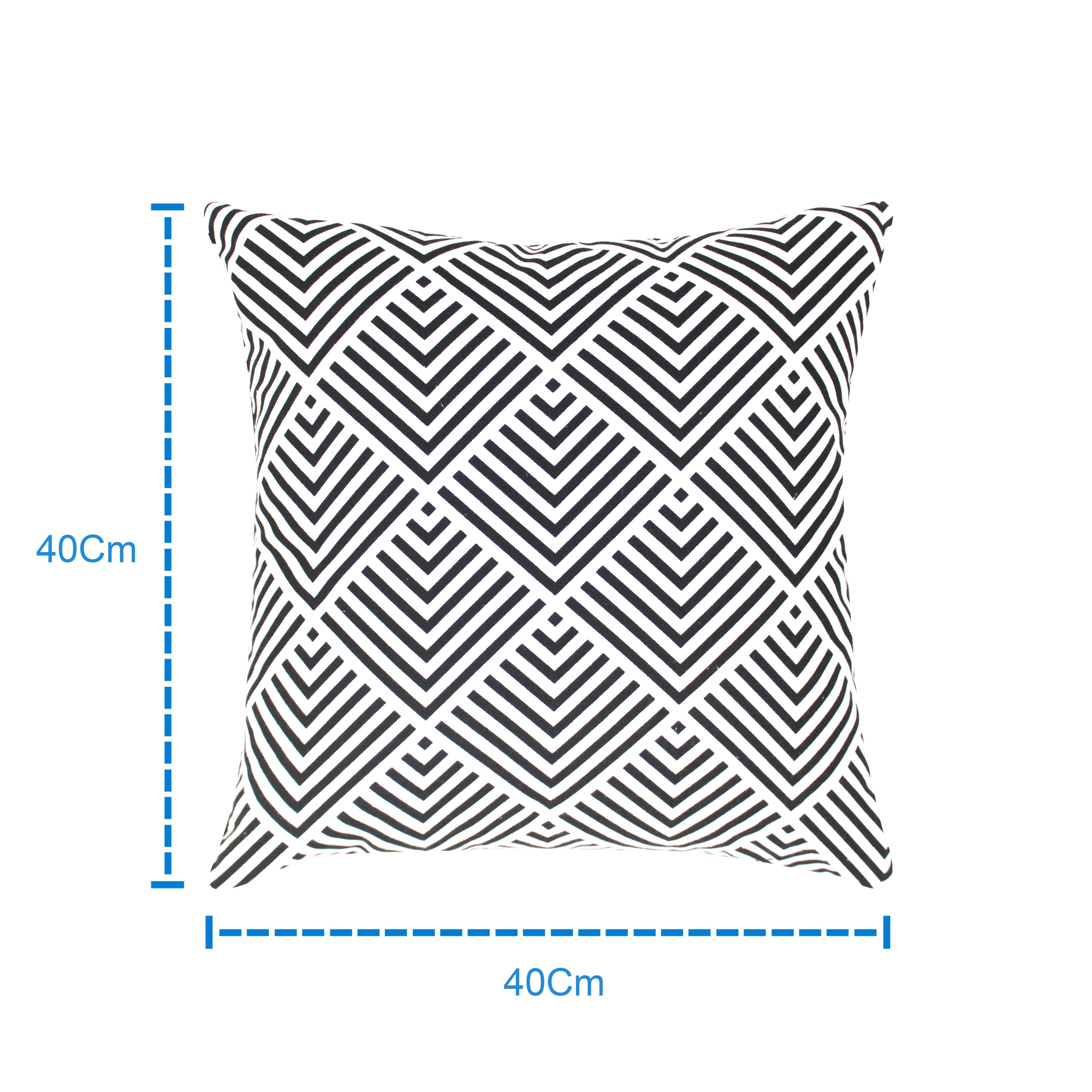 Cotton Diamond Check Cushion Covers