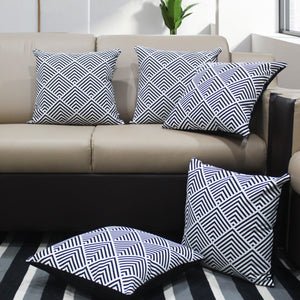 Cotton Diamond Check Cushion Covers Pack Of 5 freeshipping - Airwill