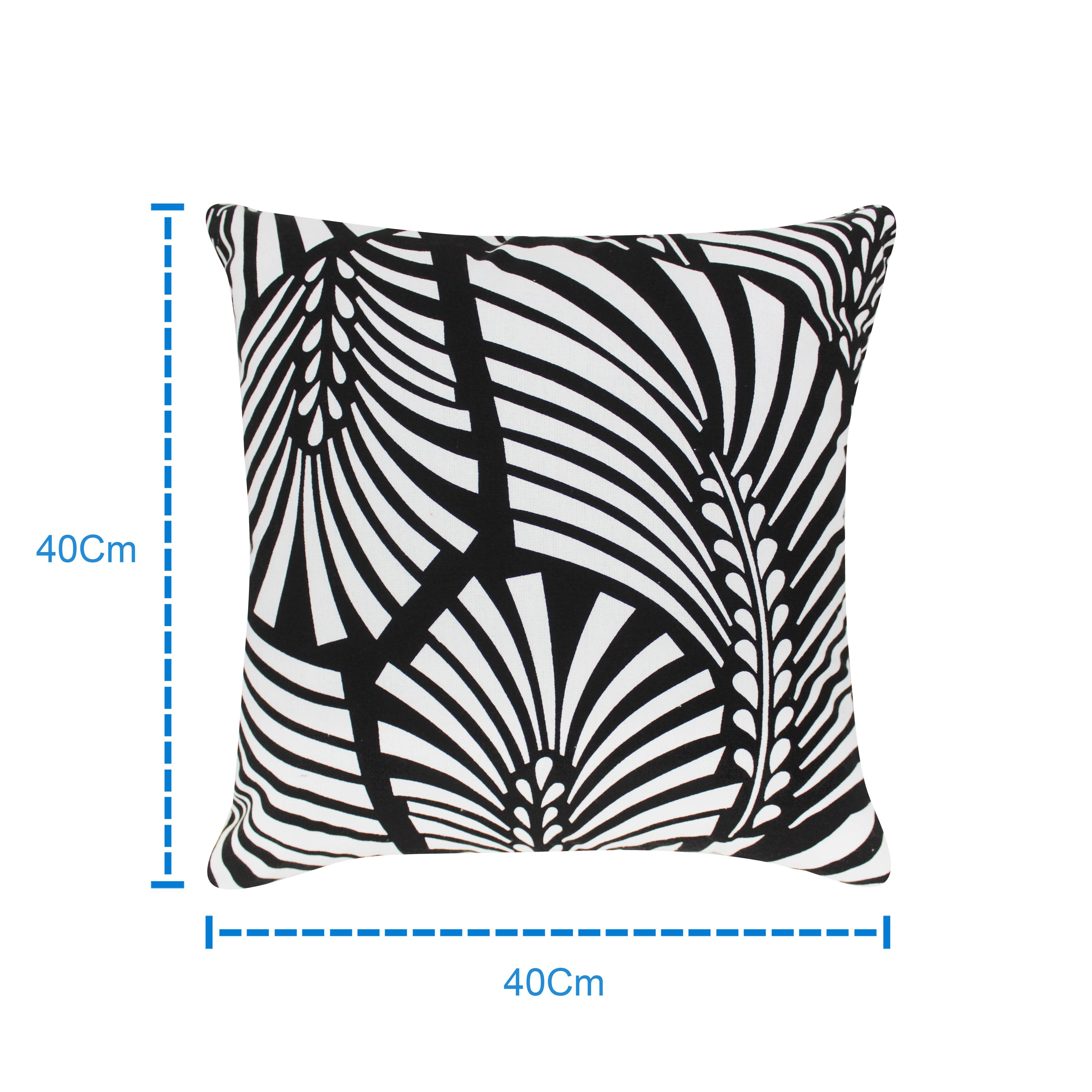 Cotton Black Zebra Cushion Covers