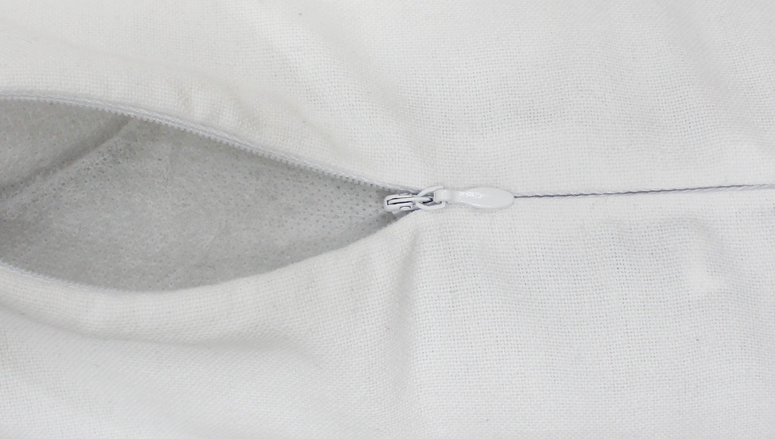 Cotton Solid White Cushion Covers