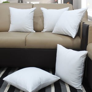 Cotton Solid White Cushion Covers Pack of 5 freeshipping - Airwill