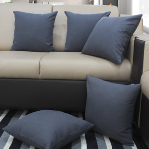 Cotton Solid Grey Cushion Covers Pack of 5 freeshipping - Airwill