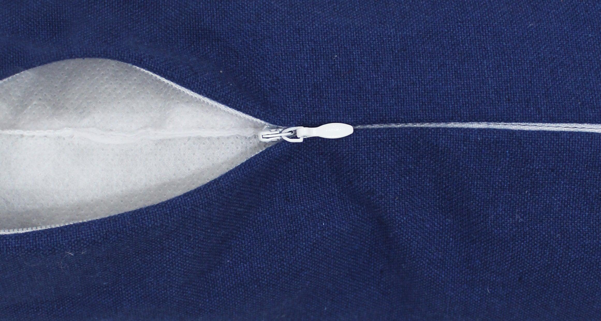 Cotton Solid Blue Cushion Covers