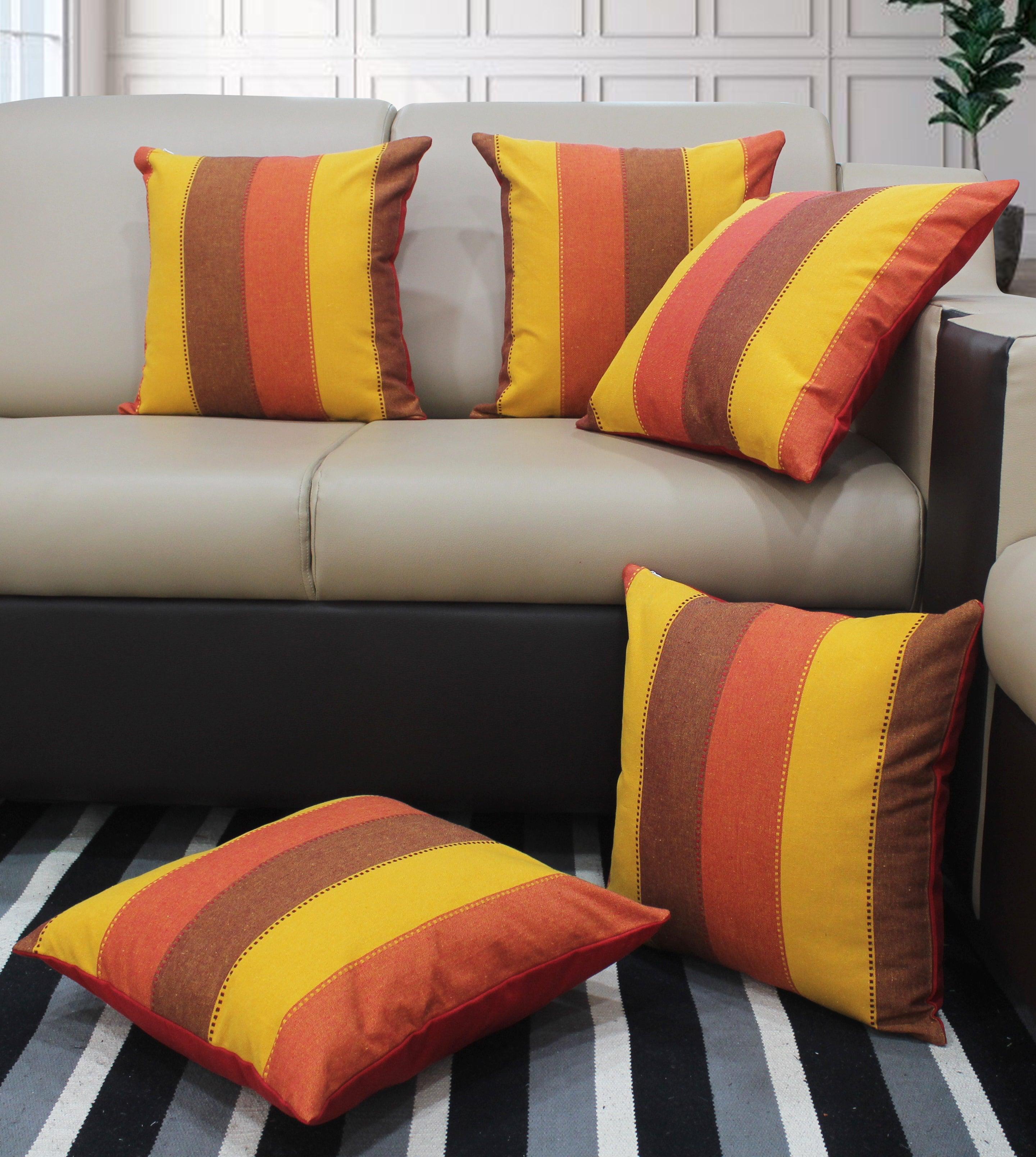 Cotton Dobby Stripe Cushion Covers