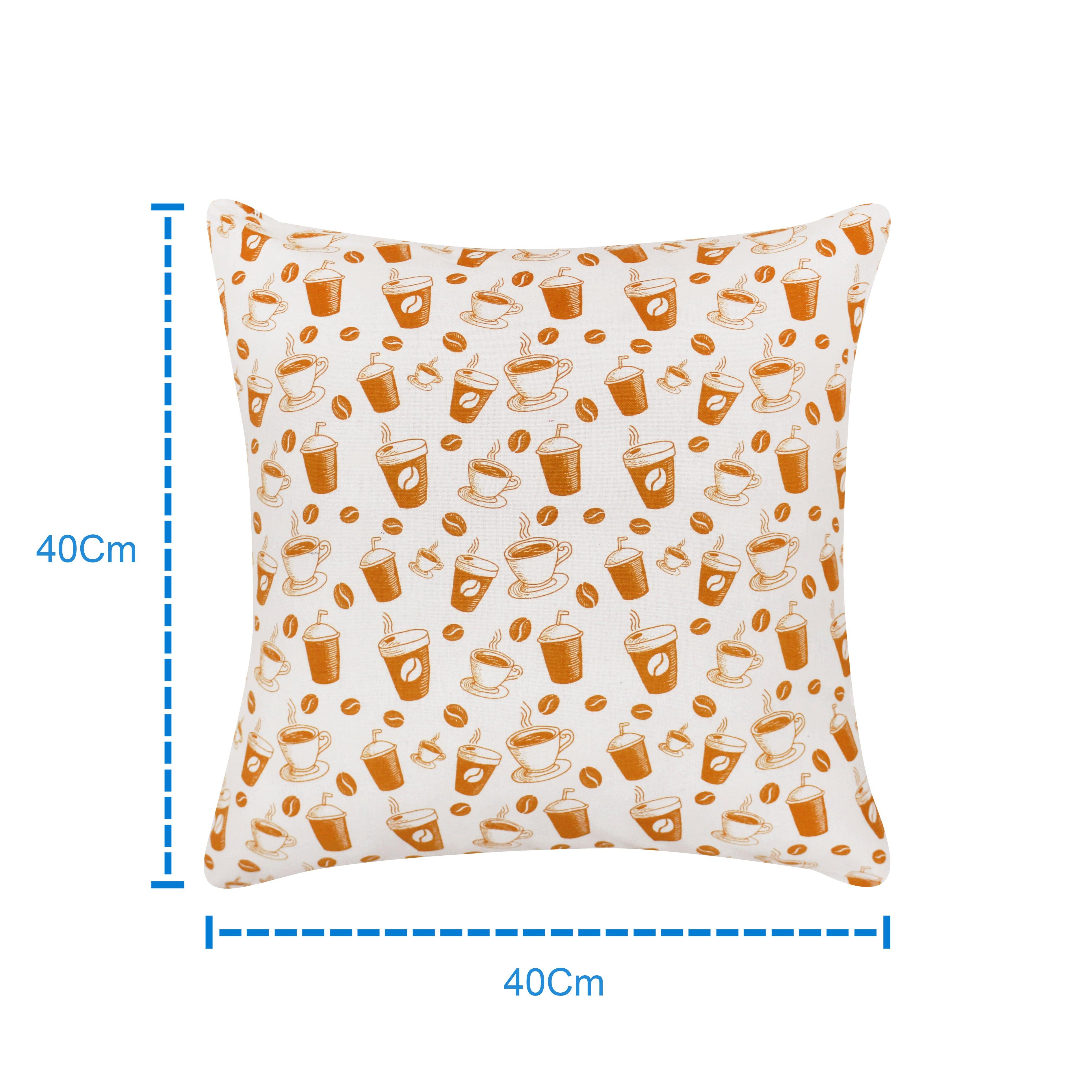 Cotton Cold Coffee Cushion Covers
