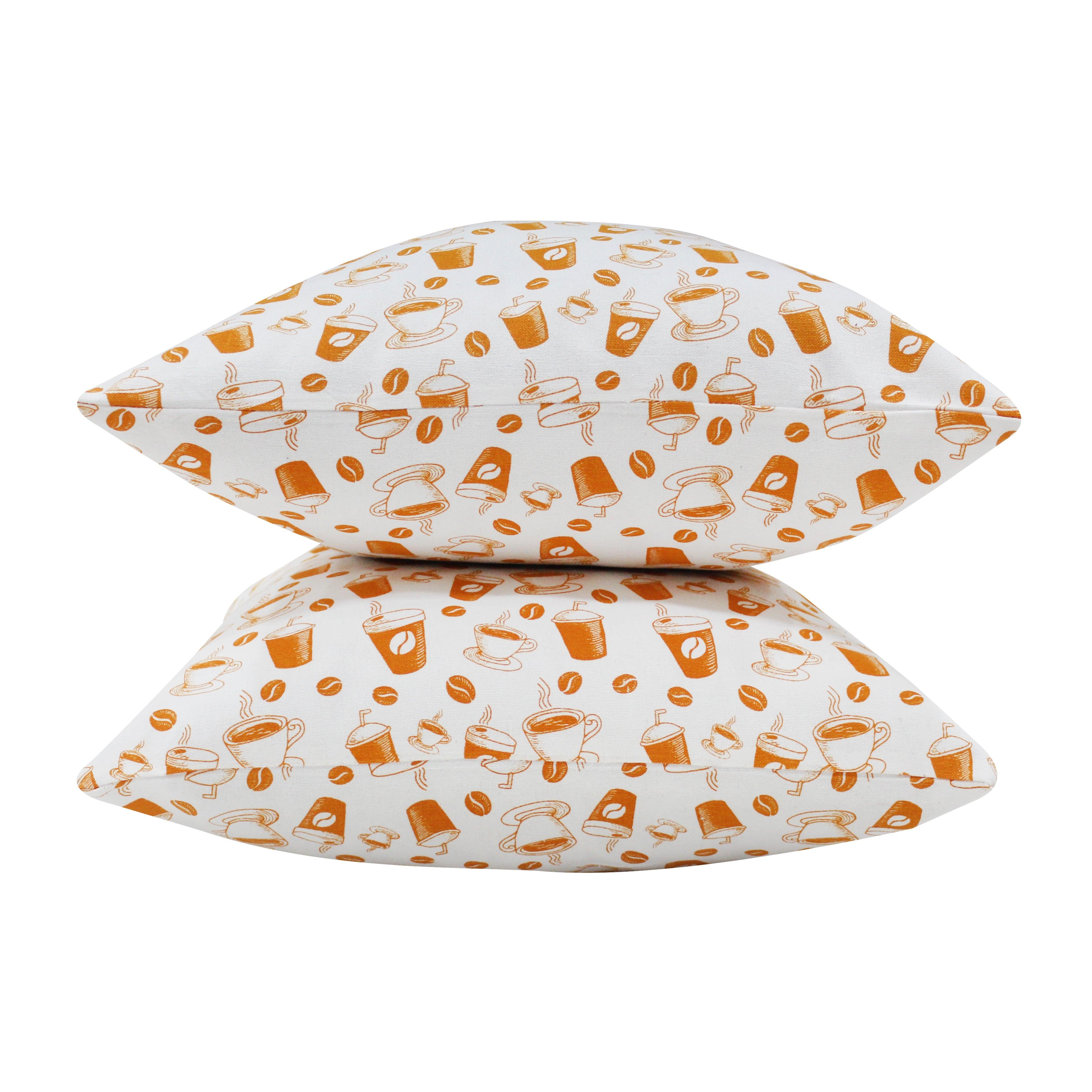 Cotton Cold Coffee Cushion Covers