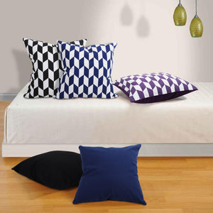 Cotton Classic Diamond Theme Designer Cushion Covers Pack of 5 freeshipping - Airwill