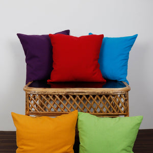 Cotton Solid Theme Designer Cushion Covers Pack of 5 freeshipping - Airwill