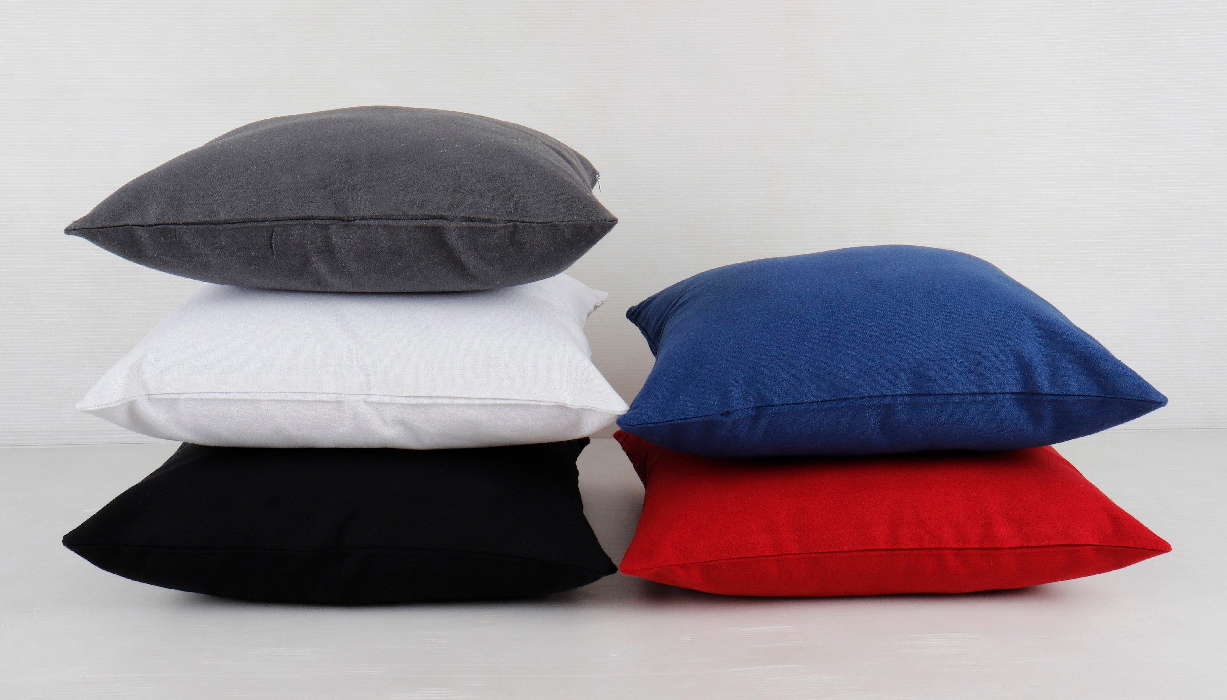 Cotton Solid Theme Designer Cushion Covers