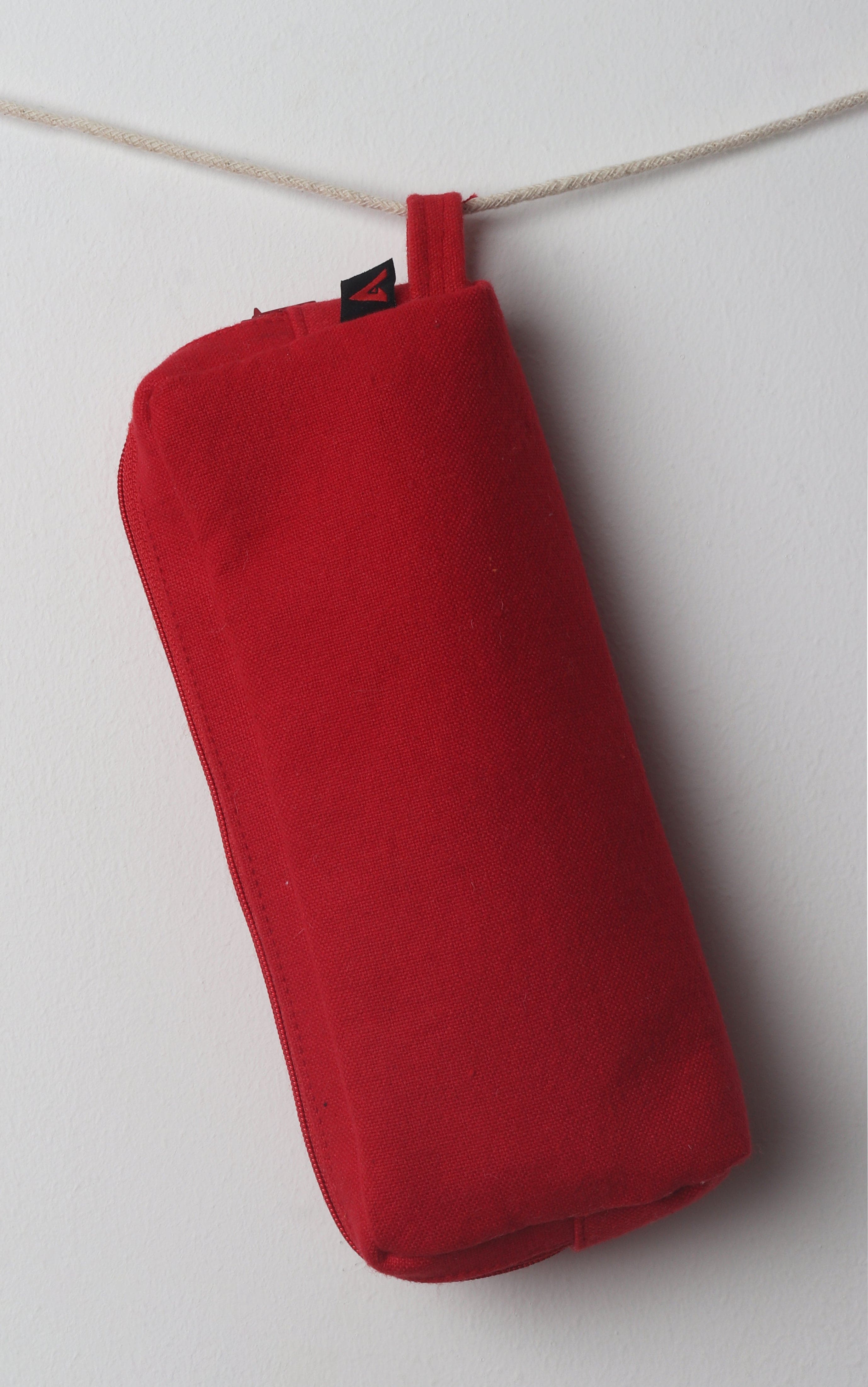 Cotton Red Pencil Pouches - Pack of 2 pcs