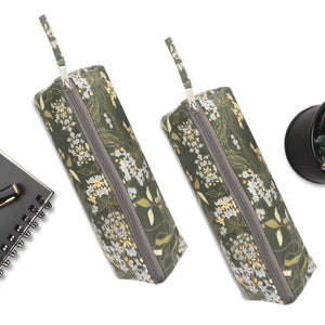 Cotton Green Floral Pencil Pouches - Pack of 2 pcs