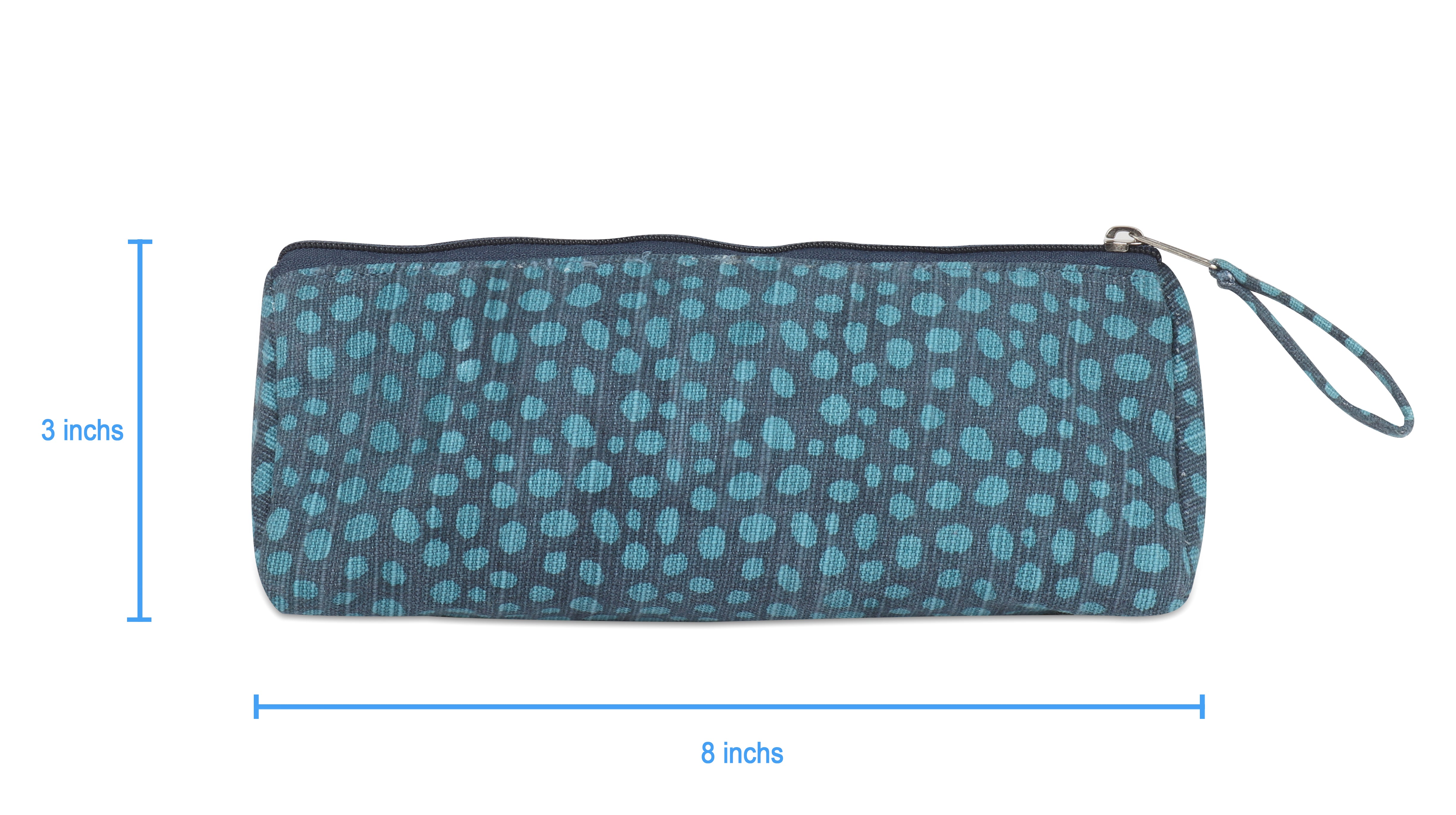 Cotton Black & Blue Pouches - Pack of 2 pcs