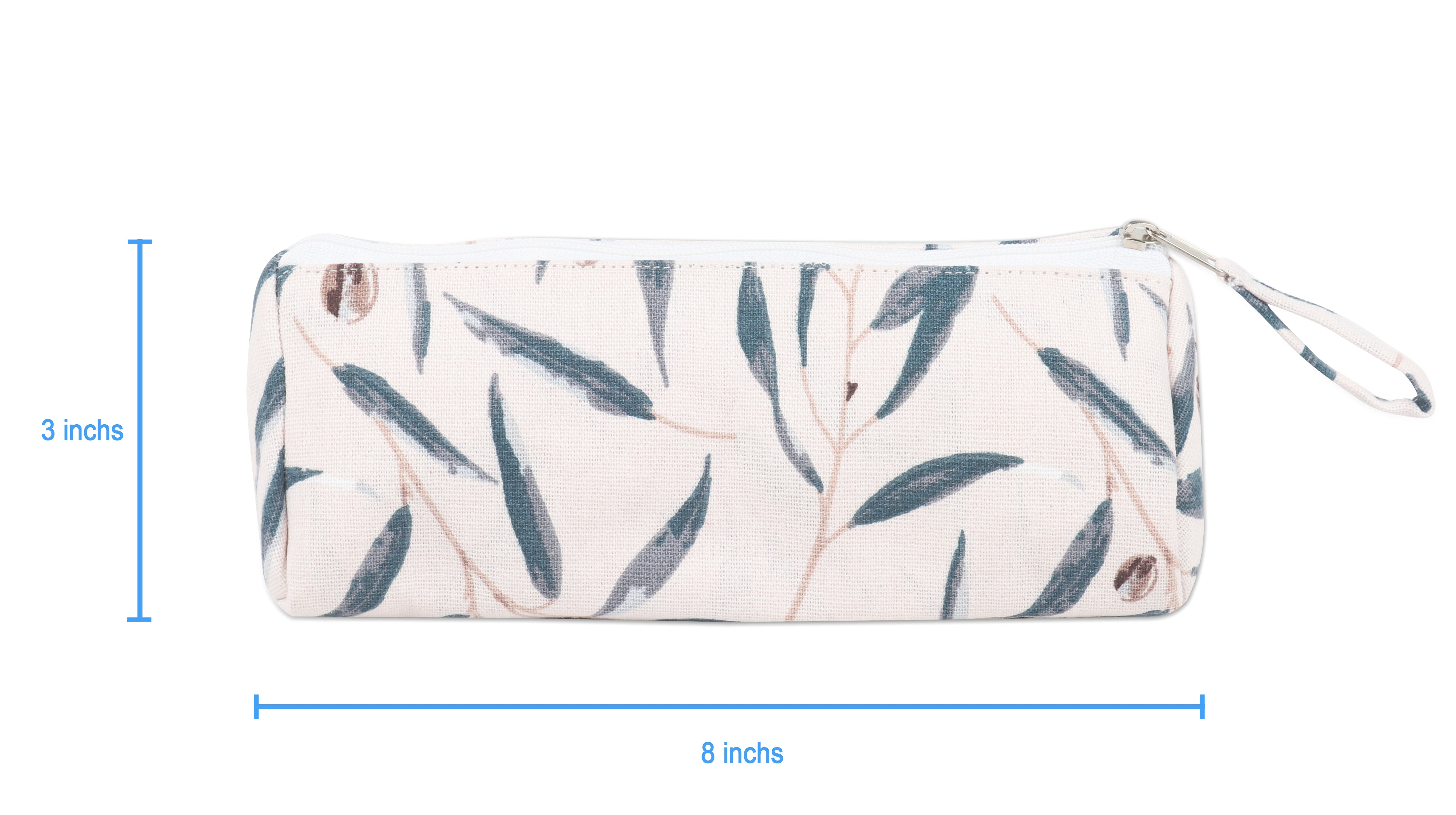 Cotton Floral Pencil Pouches - Pack of 2 pcs