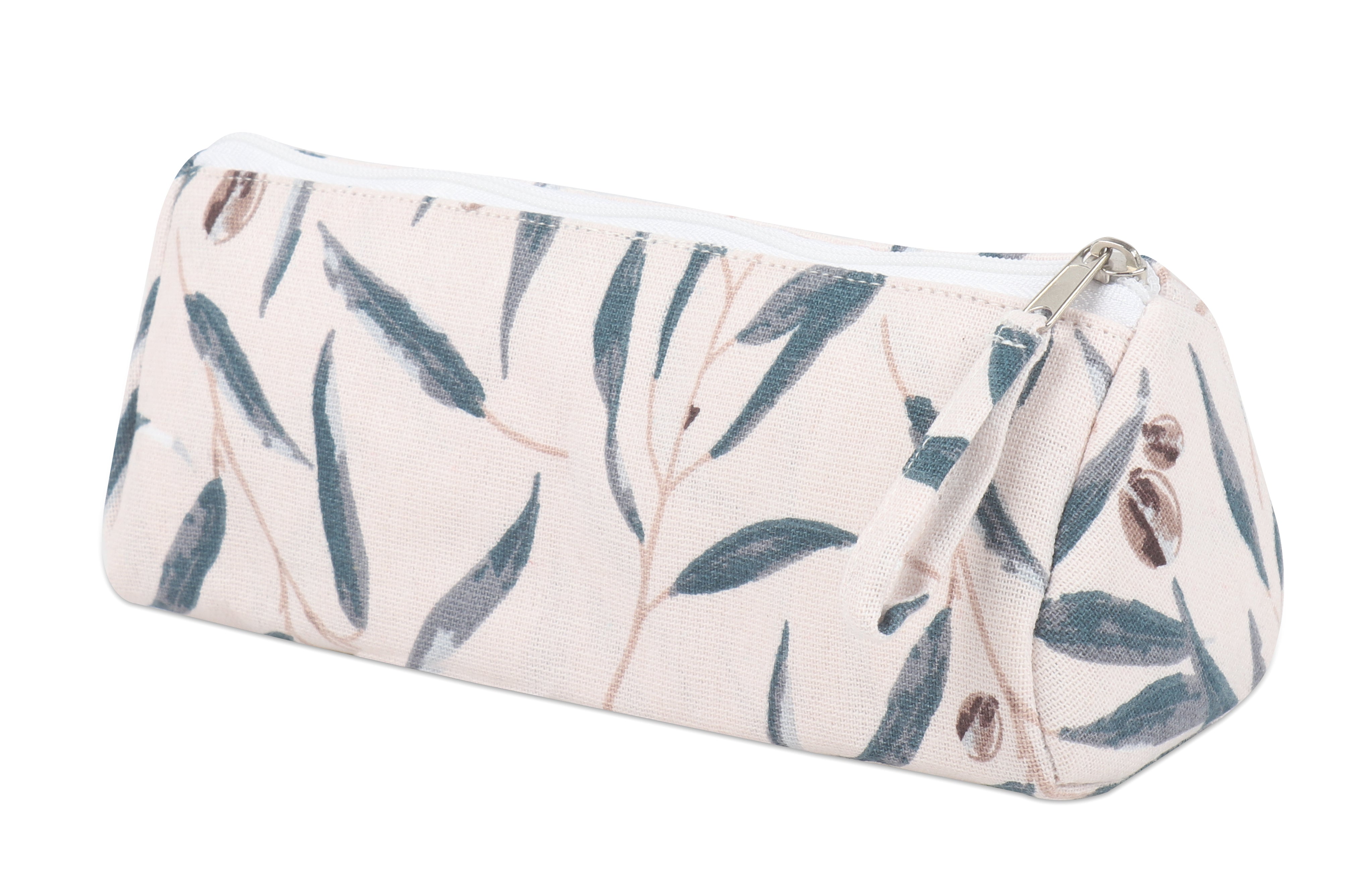 Cotton Floral Pencil Pouches - Pack of 2 pcs