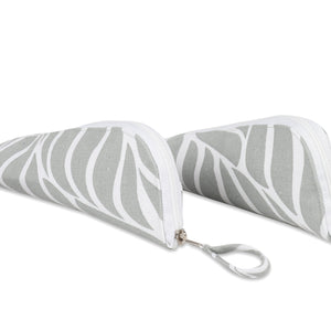 Cotton animal Grey Dot Pencil Pouches - Pack of 2 pcs