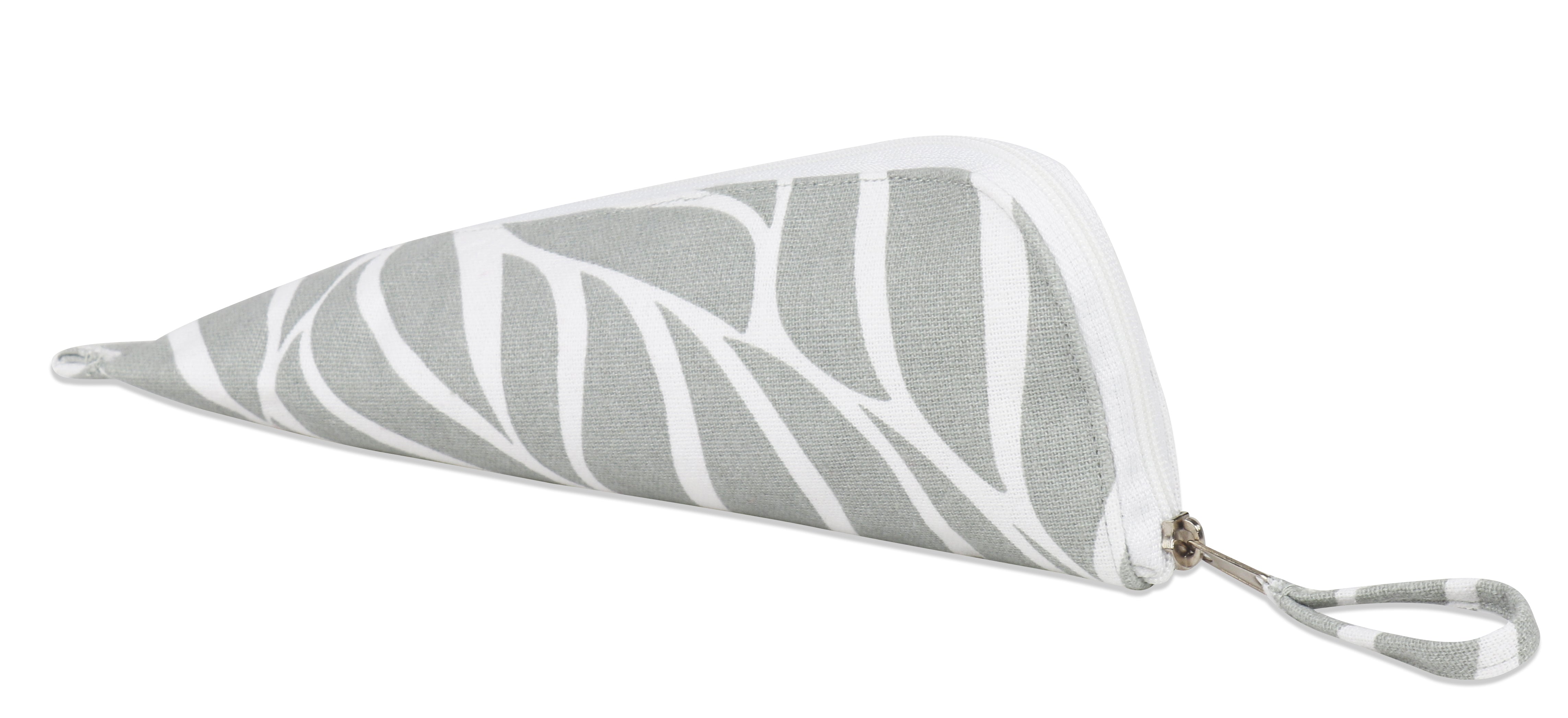 Cotton animal Grey Dot Pencil Pouches - Pack of 2 pcs