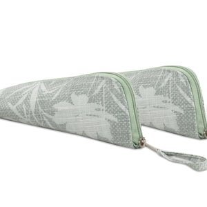 Cotton Grey & White Pencil Pouches - Pack of 2 pcs