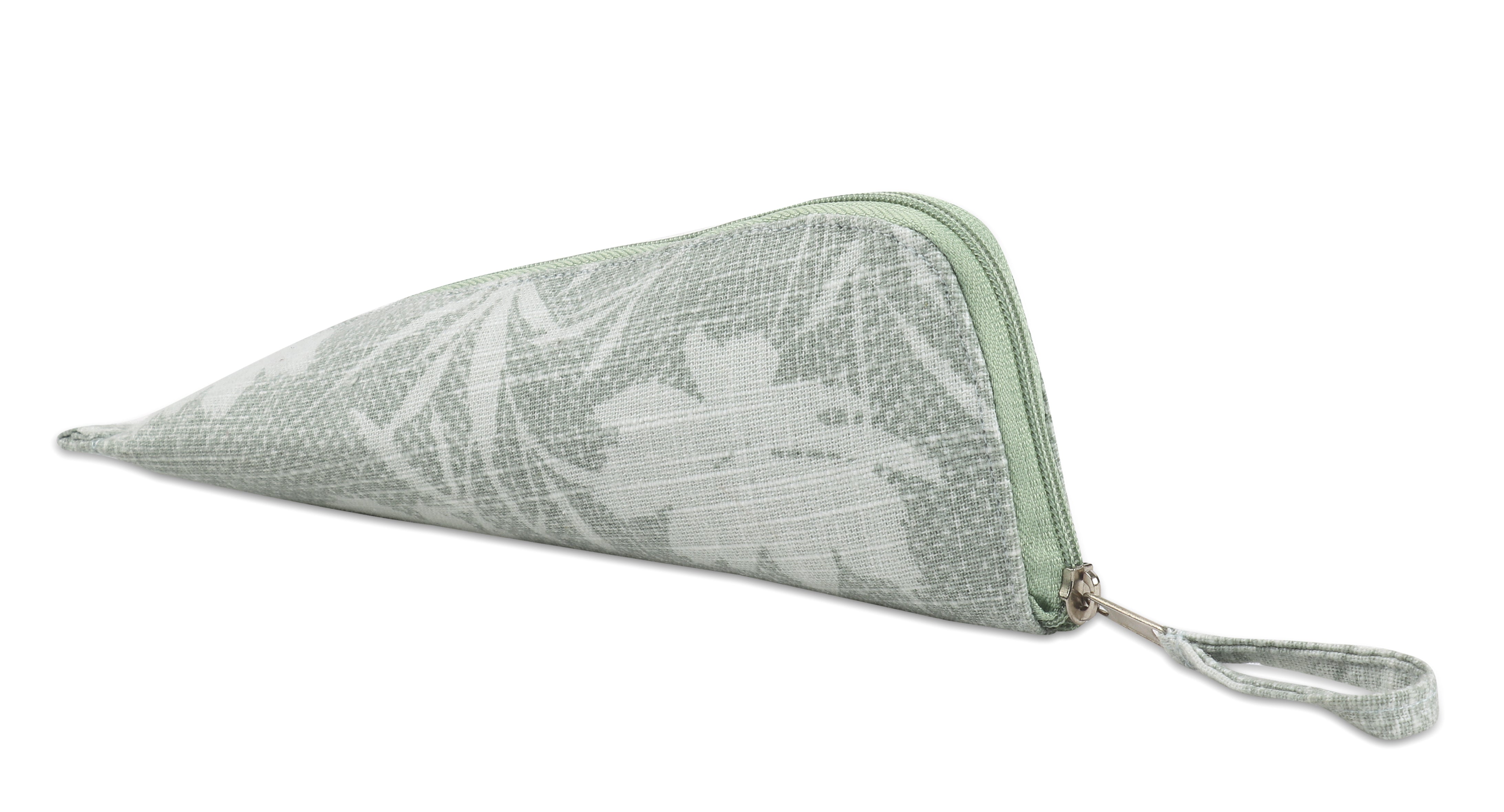 Cotton Grey & White Pencil Pouches - Pack of 2 pcs