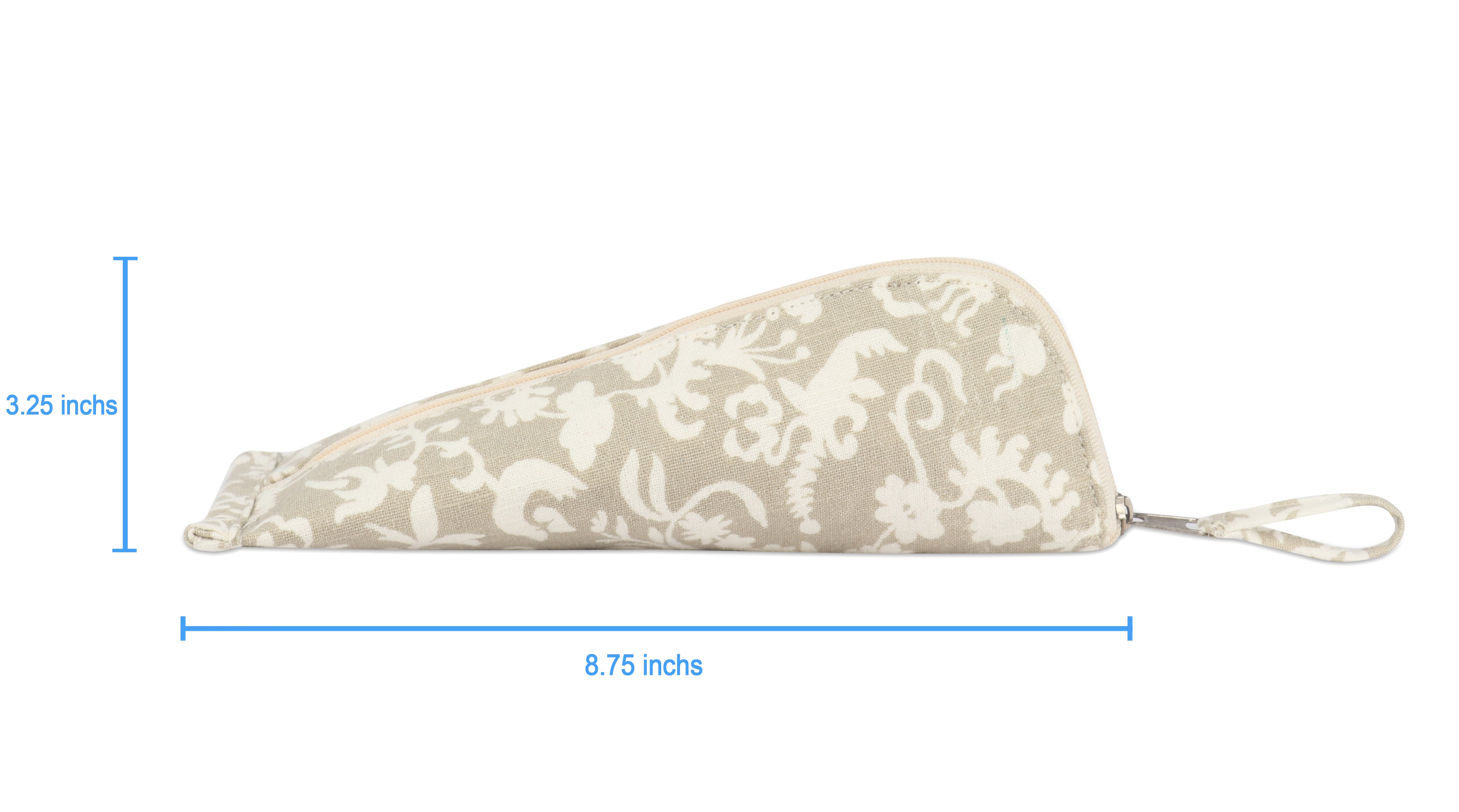 Cotton Green Sandal Pencil Pouches - Pack of 2 pcs