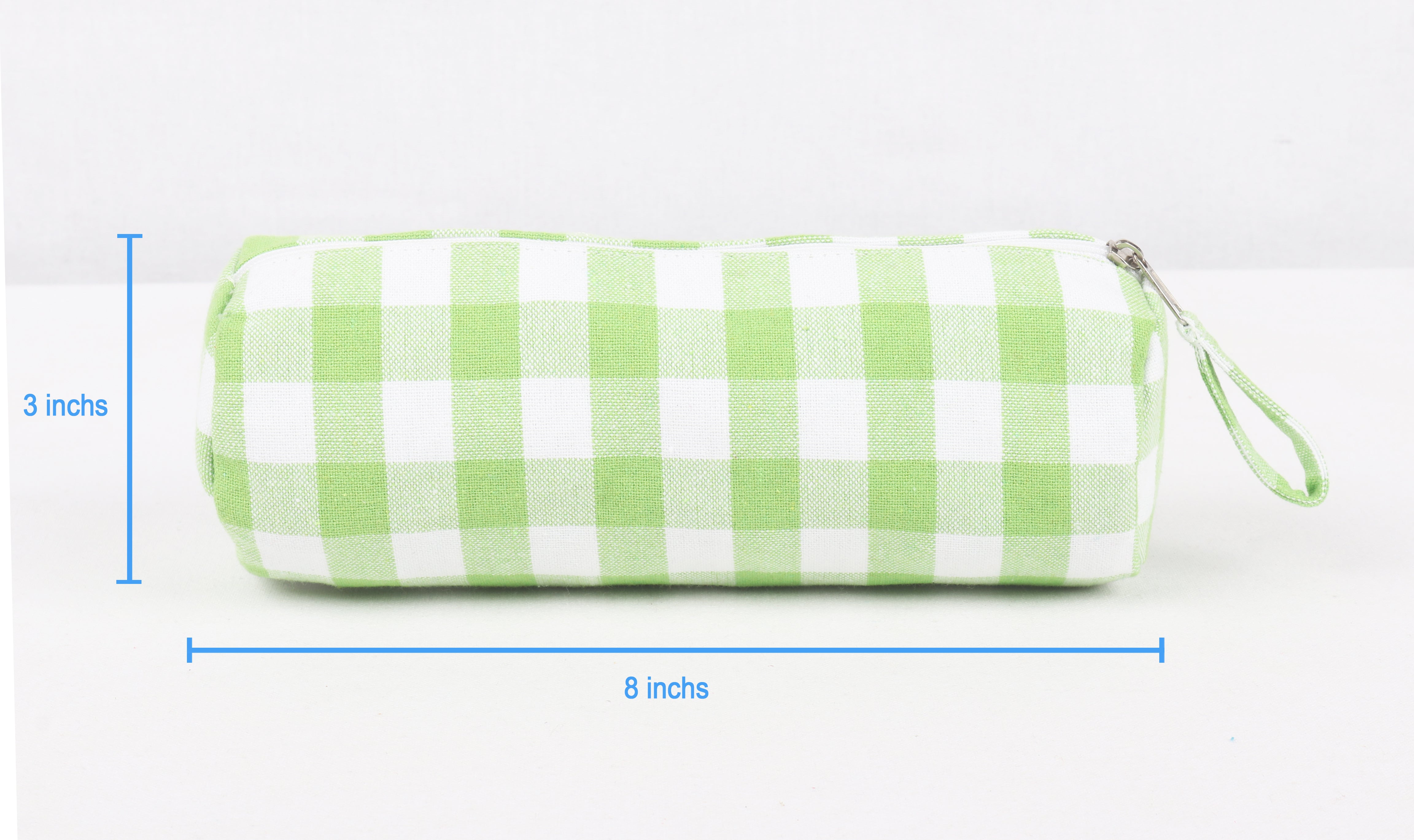 Cotton Green Square Pencil Pouches - Pack of 2 pcs