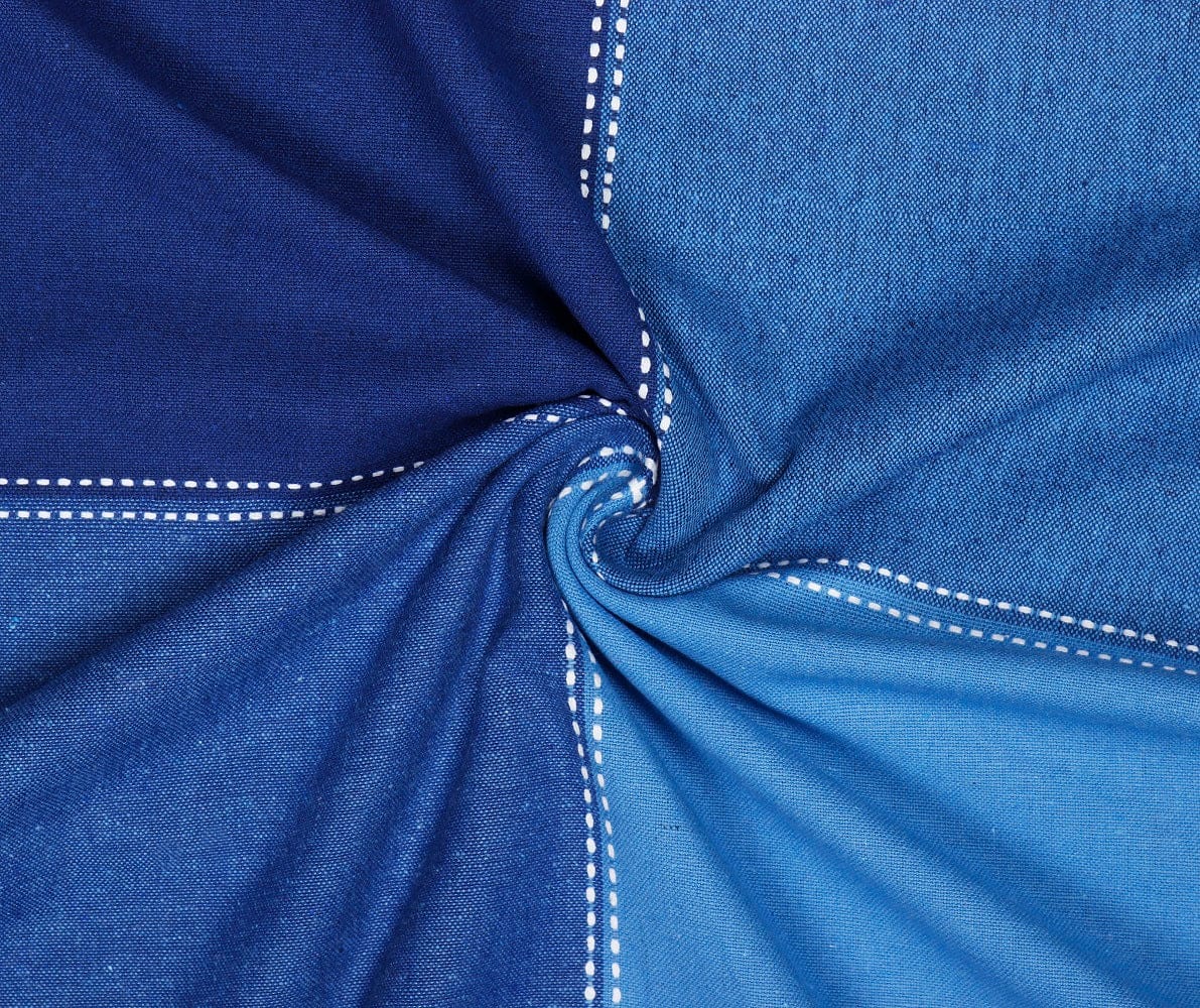 Cotton Double Checkered Bedsheet with 2 Pillow Covers (Pack of 3)