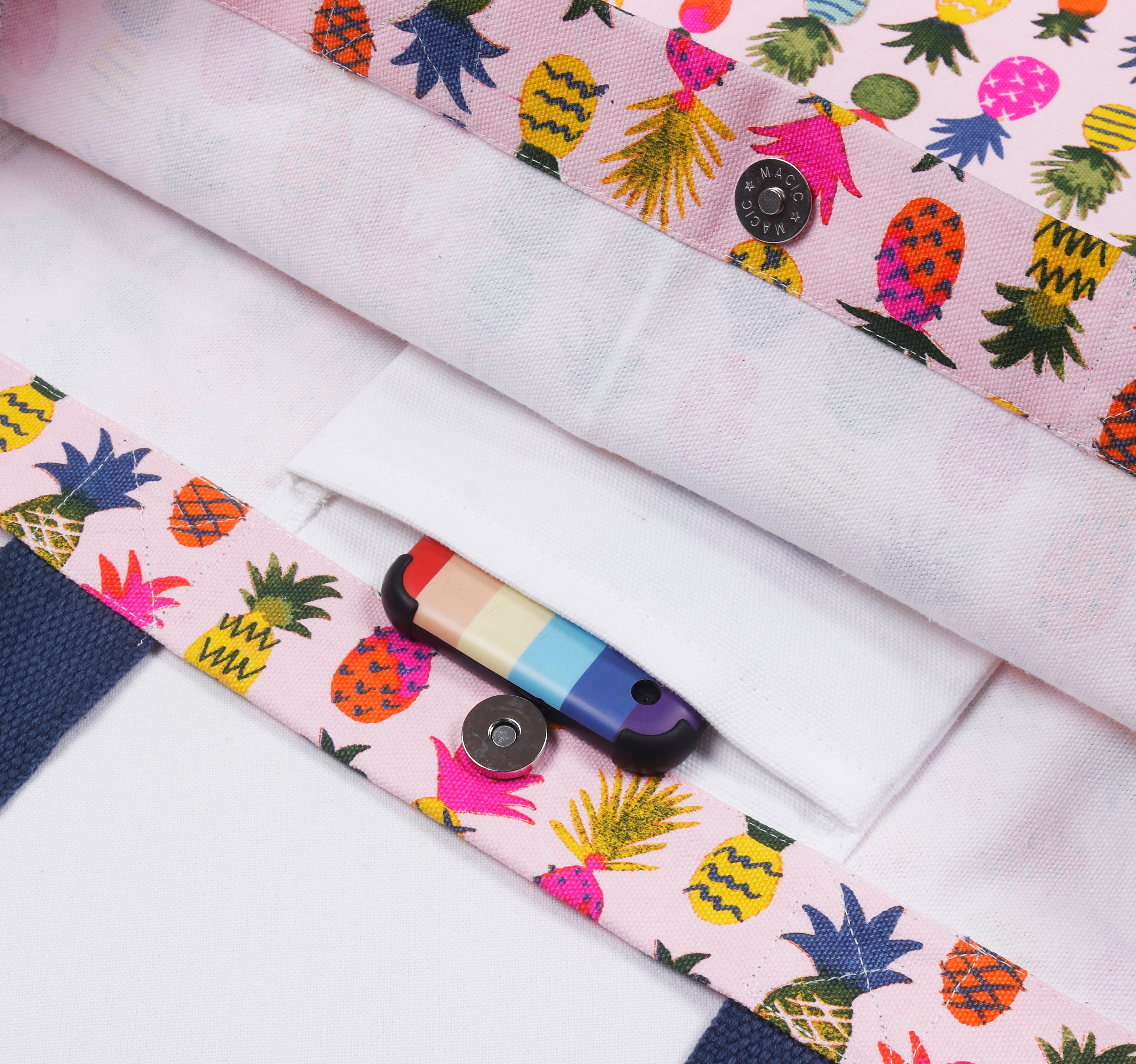 Cotton Canvas Heart Sprinkle Digital Printed Shopping Tote Bags