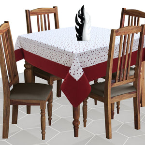 Cotton Ricco Star with Border 4 Seater Table Cloths Pack of 1 freeshipping - Airwill