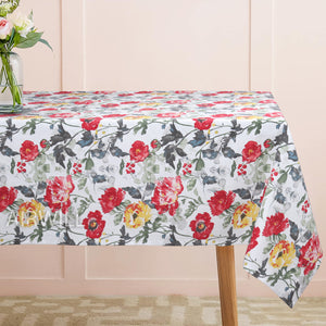 Cotton Floral Printed 4 Seater Table Cloths