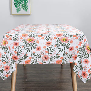 Cotton Floral Printed 4 Seater Table Cloths