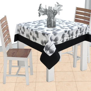 Cotton Root Leaf with Border 2 Seater Table Cloths Pack of 1 freeshipping - Airwill