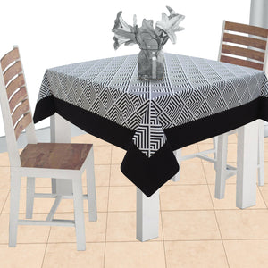 Cotton Diamond Check with Border 2 Seater Table Cloths Pack of 1 freeshipping - Airwill